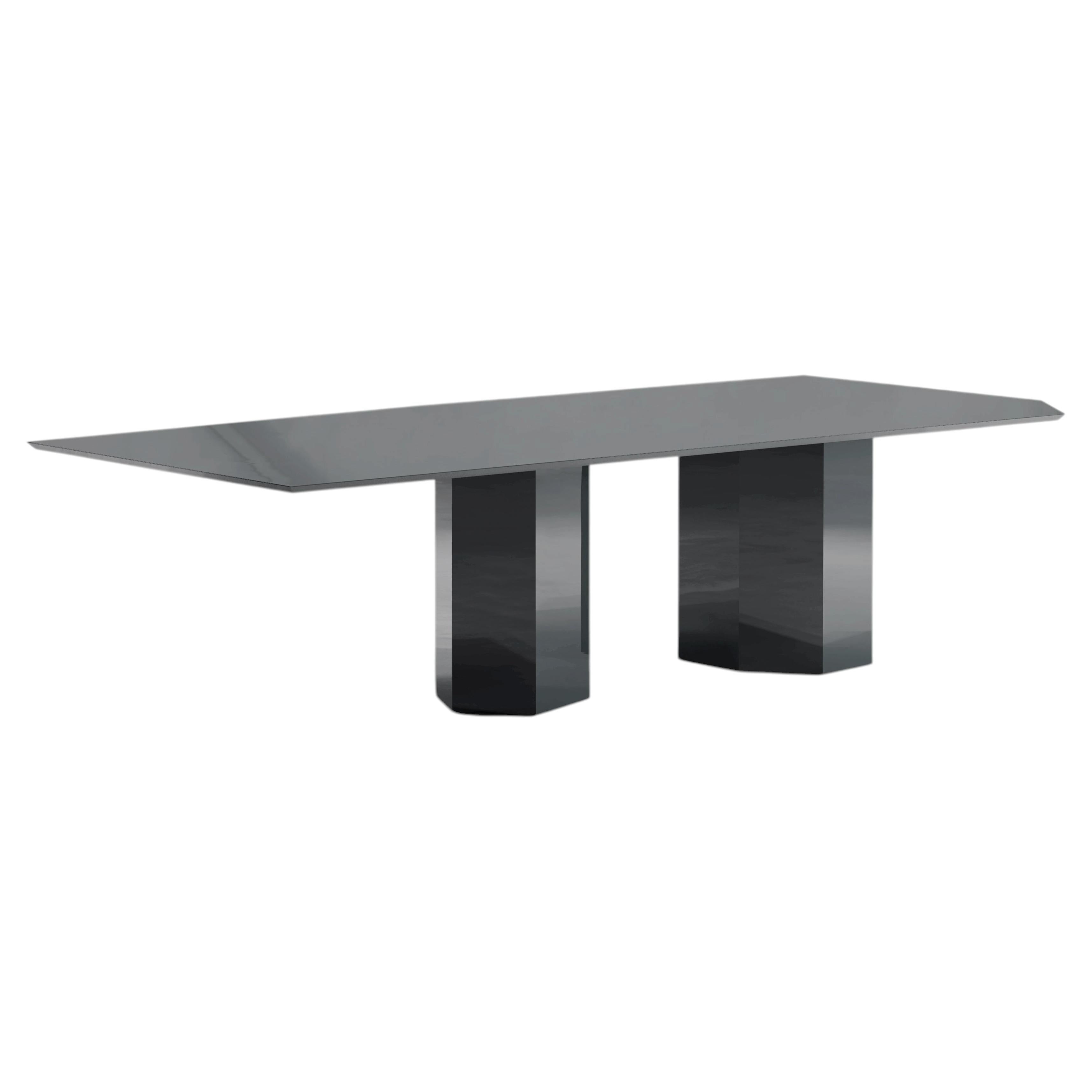 Monith Architectural Standard Dining Table, Contemporary Design, Made in Italy