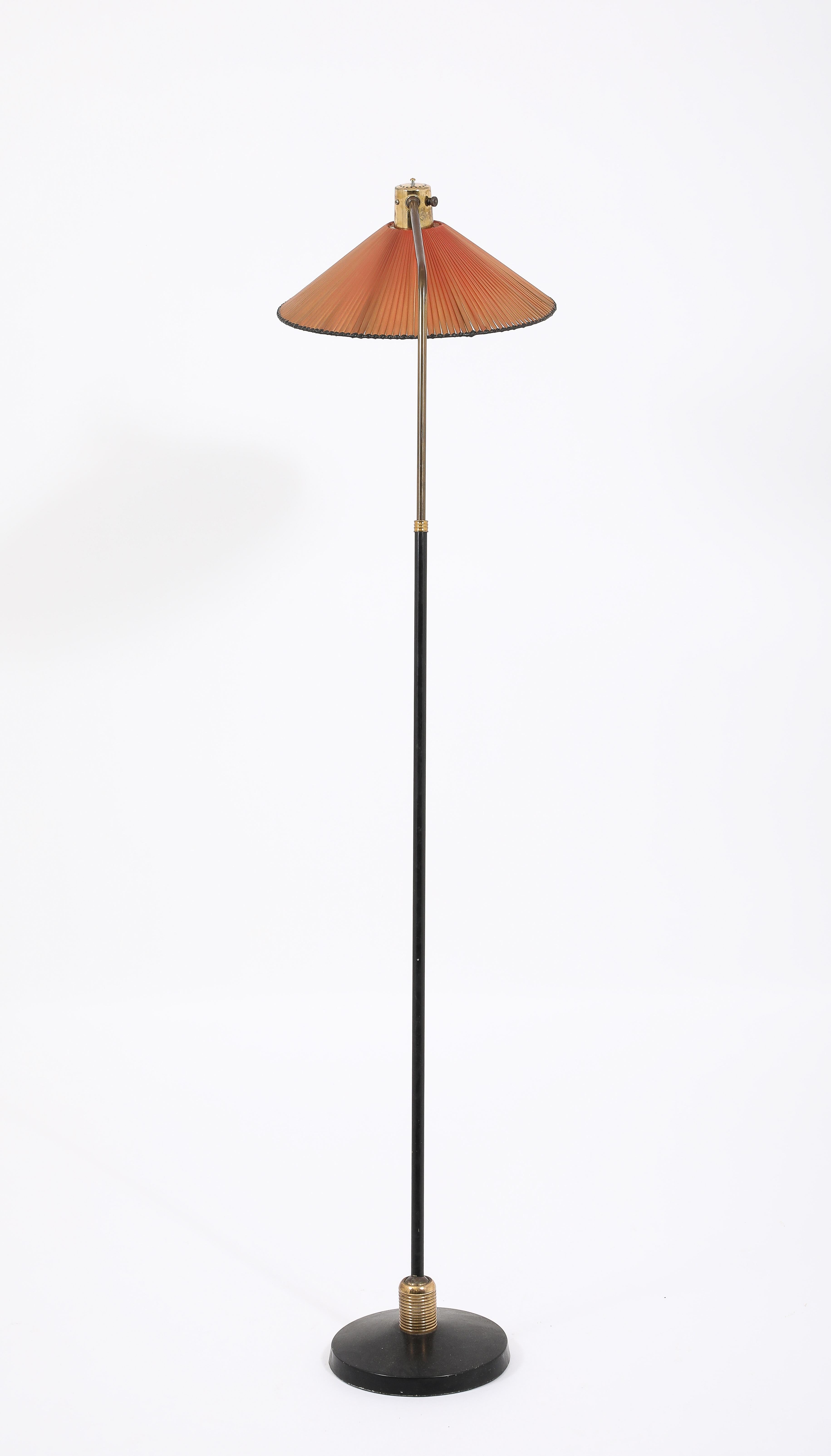 Metallo Lampada da terra regolabile Monix, Francia, anni '50 in vendita