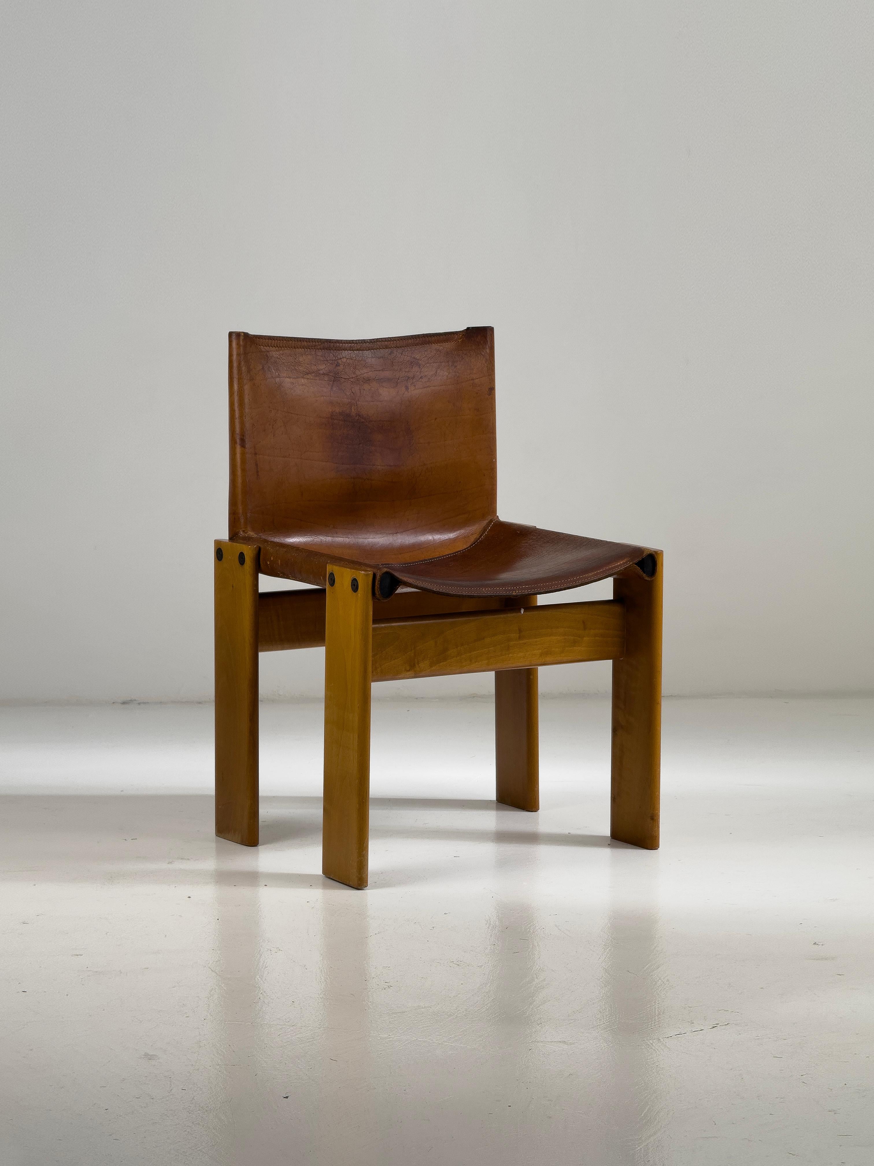 Sedia Monk di Afra & Tobia Scarpa per Molteni, Italia, 1974 in vendita 3