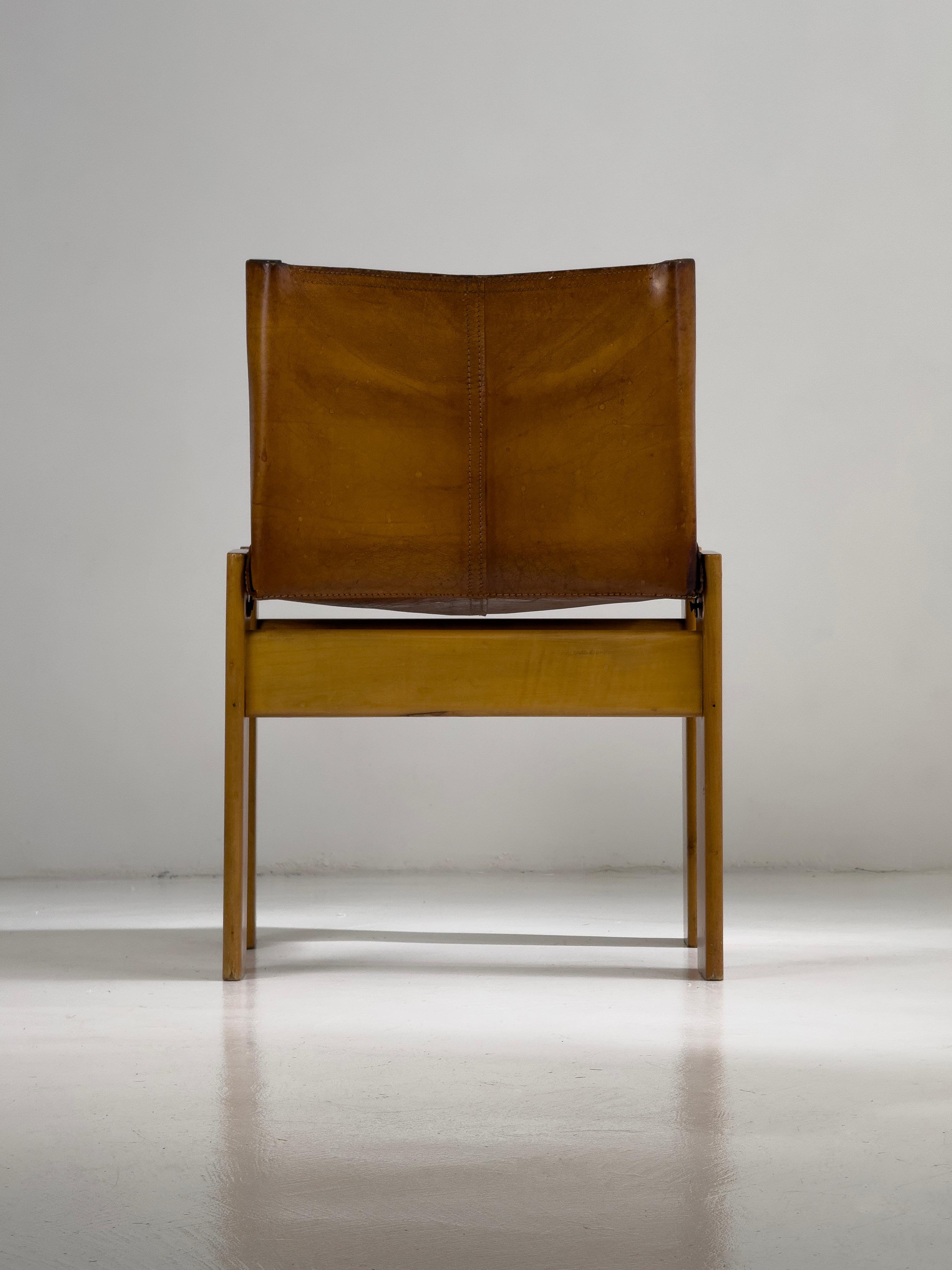 Sedia Monk di Afra & Tobia Scarpa per Molteni, Italia, 1974 in vendita 4