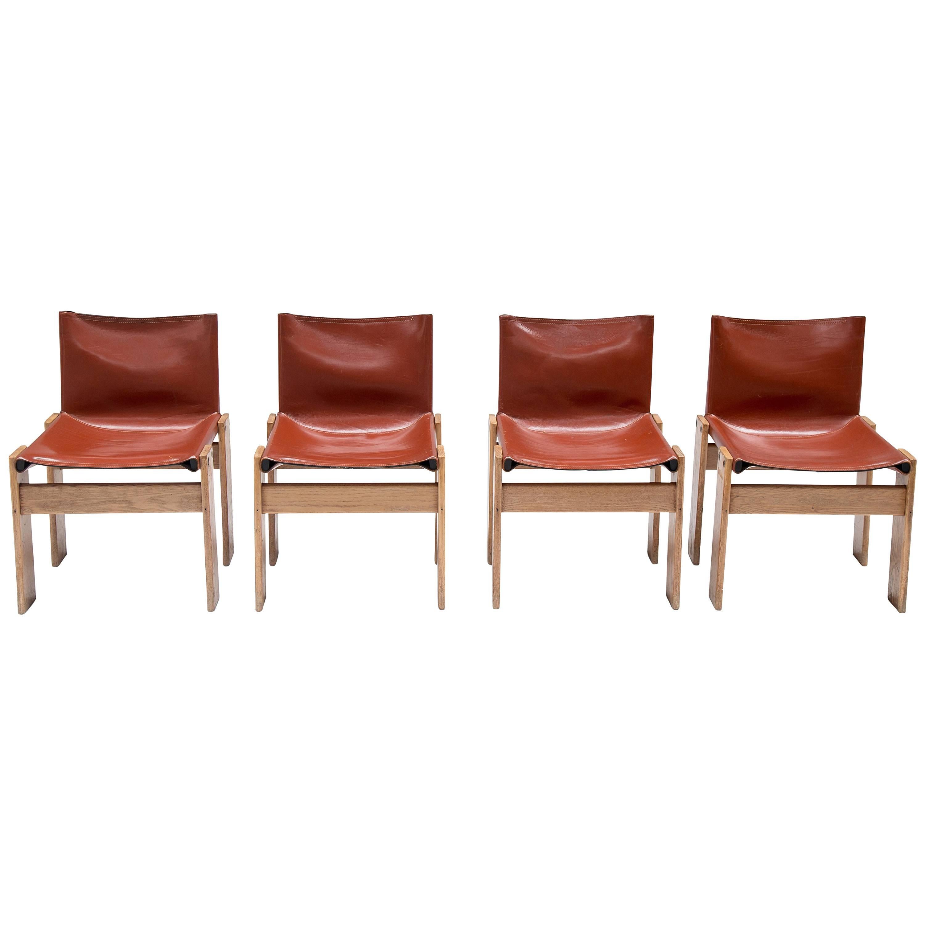 Monk Chairs by Afra & Tobia Scarpa for Molteni