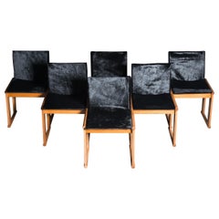 Monk Chairs by Afra & Tobia Scarpa in Poney