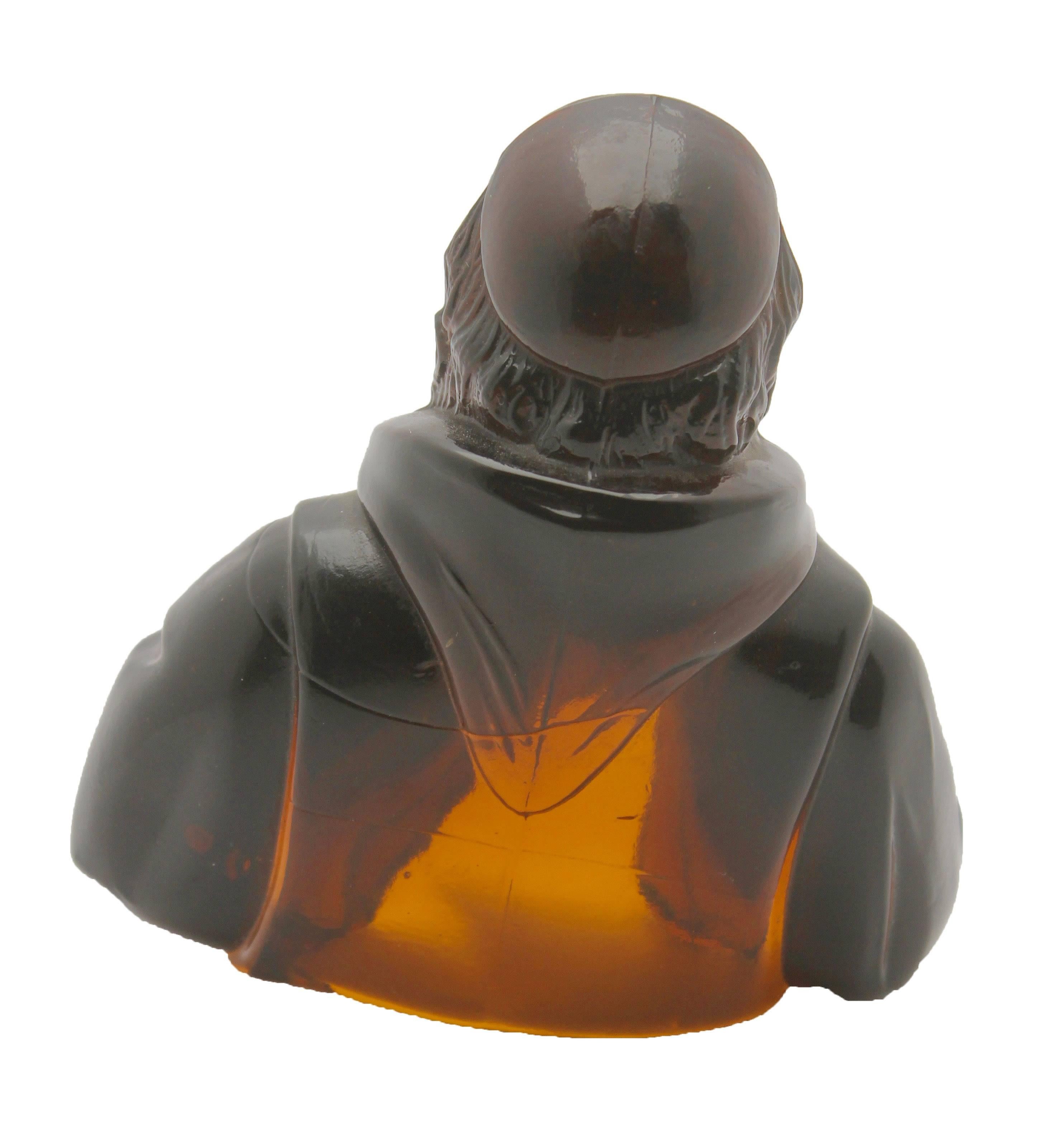 French Monk Decanter or Bottle; 'Le Moine Legendaire' by Lejay Lagoute 