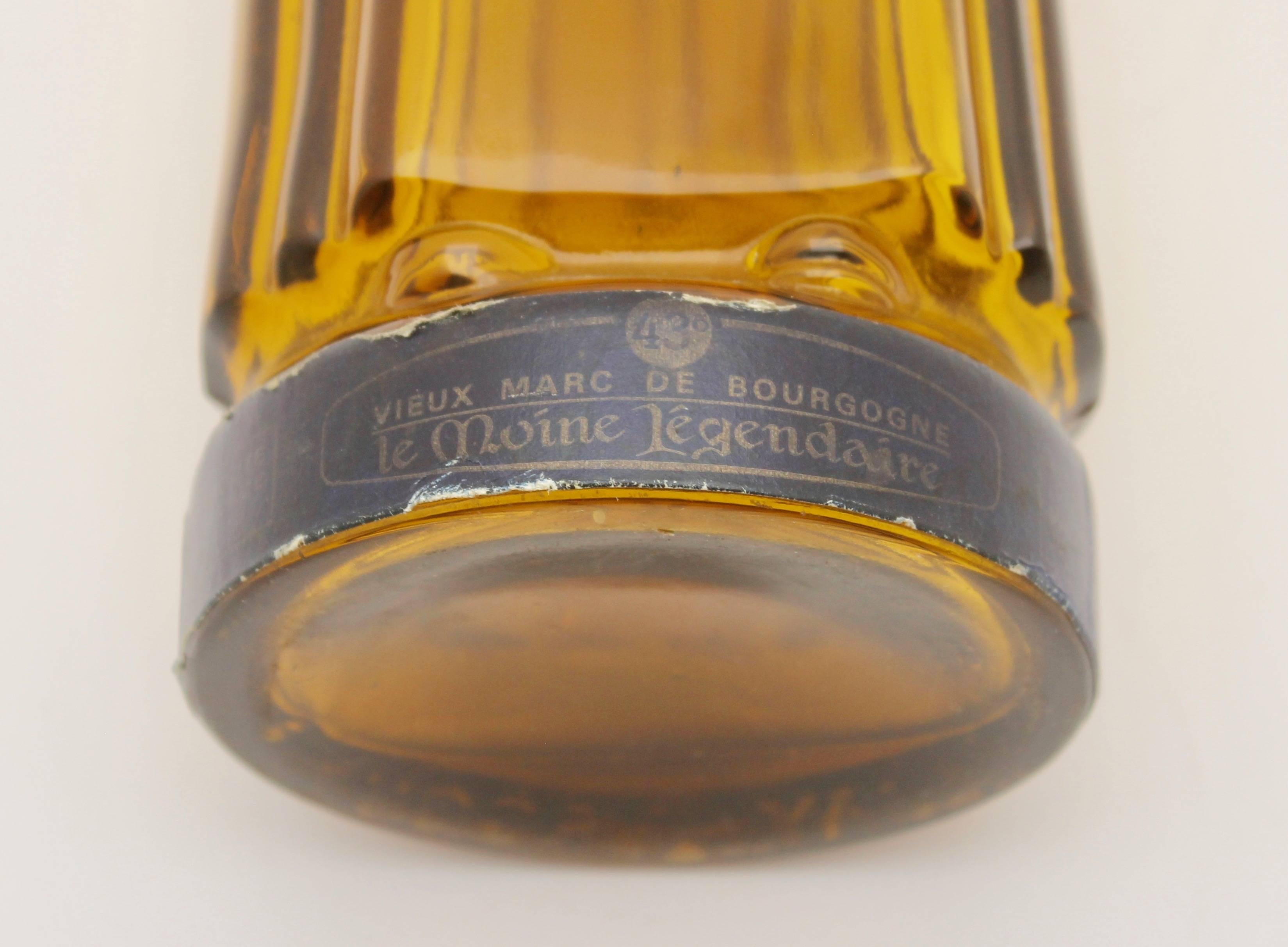 Monk Decanter or Bottle; 'Le Moine Legendaire' by Lejay Lagoute In Good Condition In Verviers, BE
