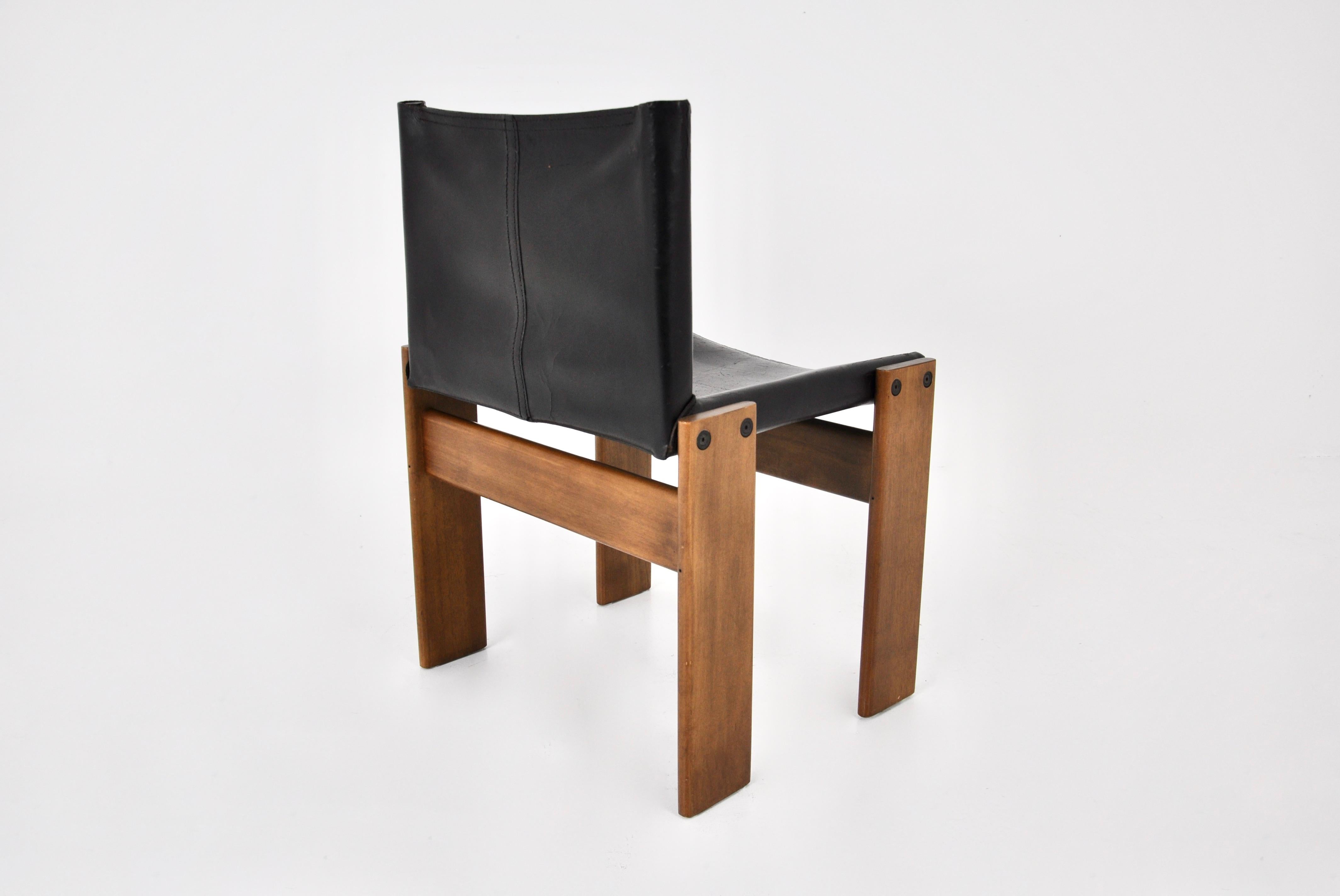 Monk Dining Chairs by Afra & Tobia Scarpa for Molteni, 1970s Set of 10 3
