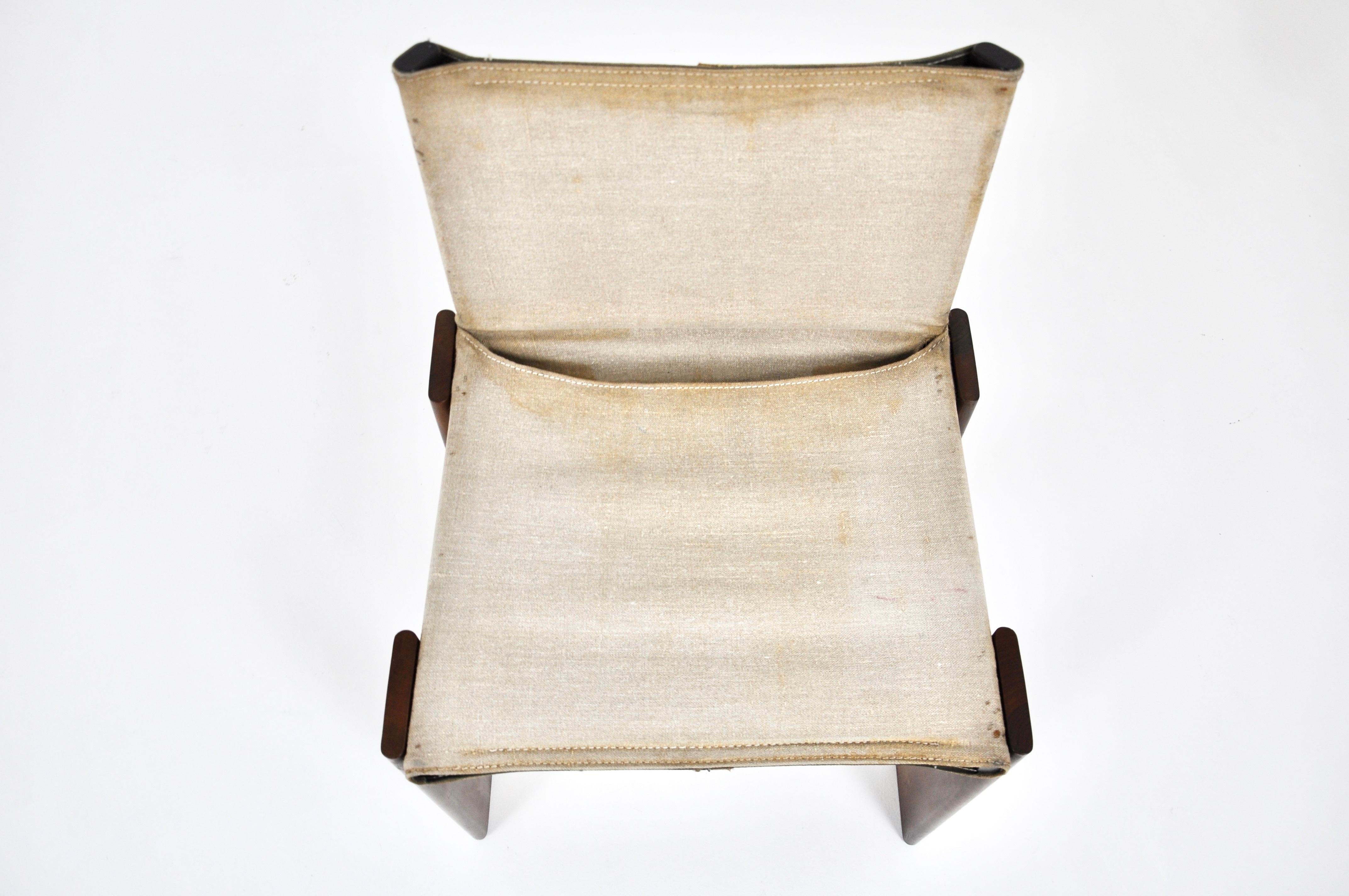 Monk Dining Chairs by Afra & Tobia Scarpa for Molteni, 1970s, set of 5 4
