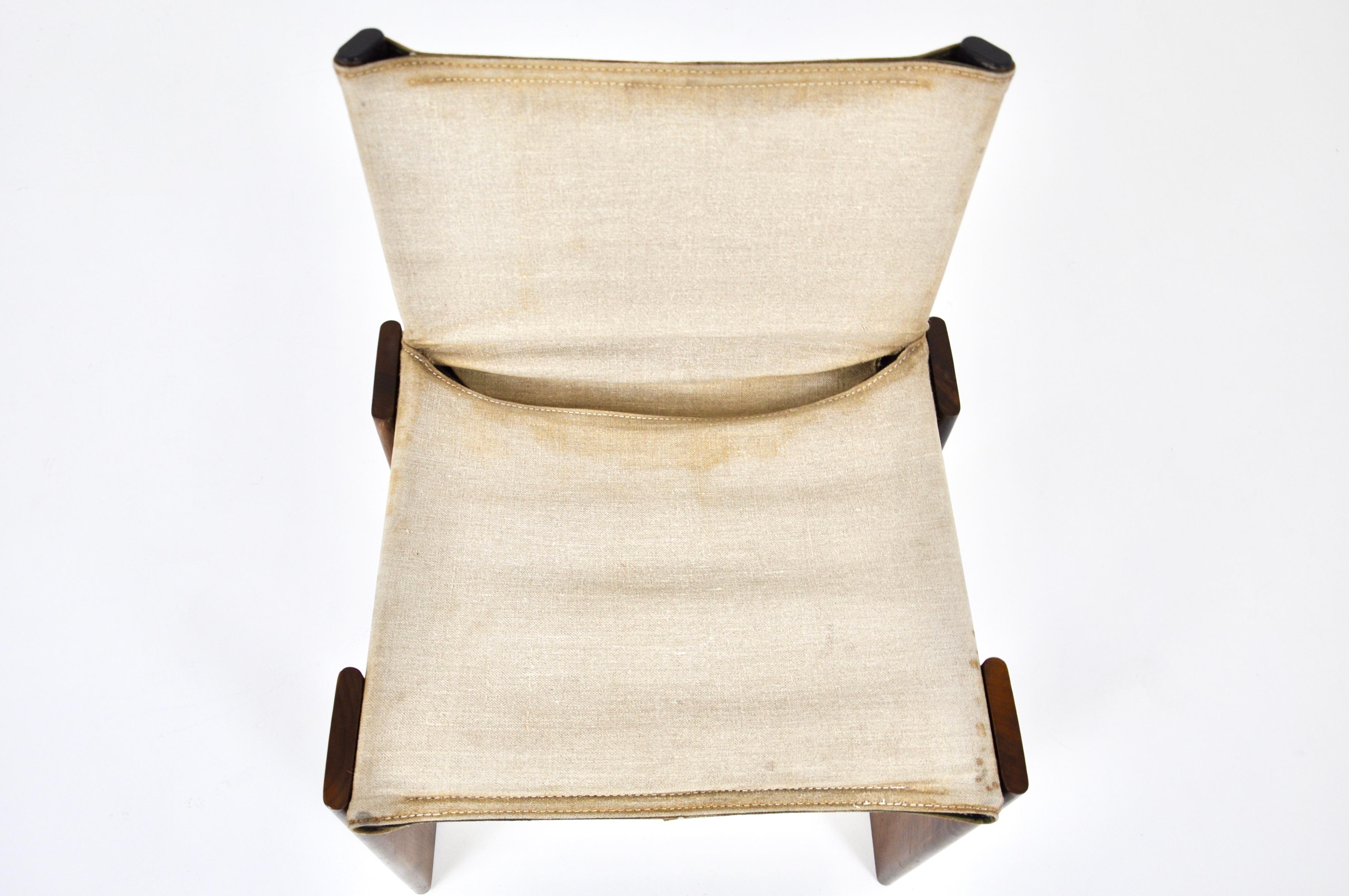 Monk Dining Chairs by Afra & Tobia Scarpa for Molteni, 1970s, set of 5 5