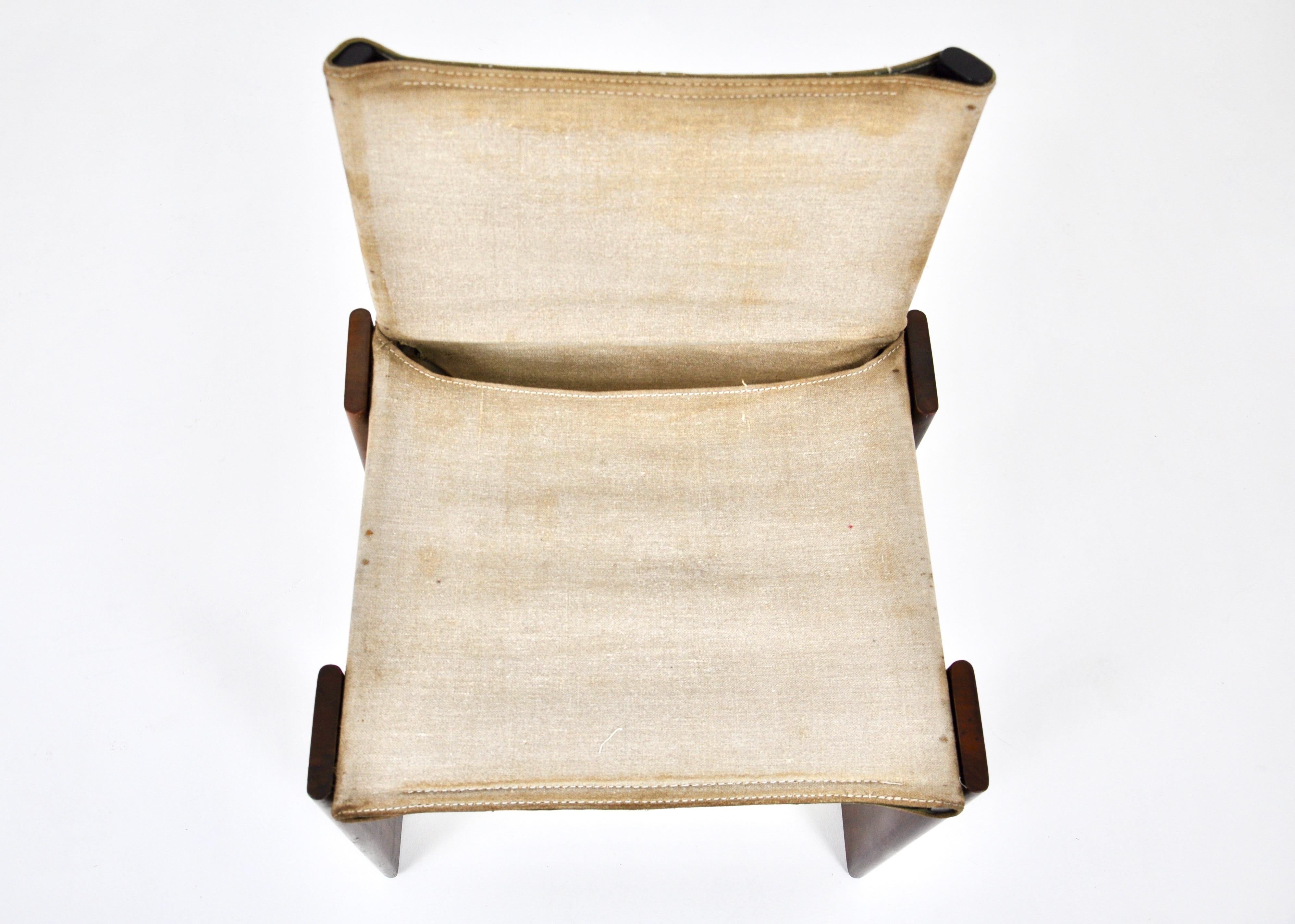 Monk Dining Chairs by Afra & Tobia Scarpa for Molteni, 1970s, set of 5 6