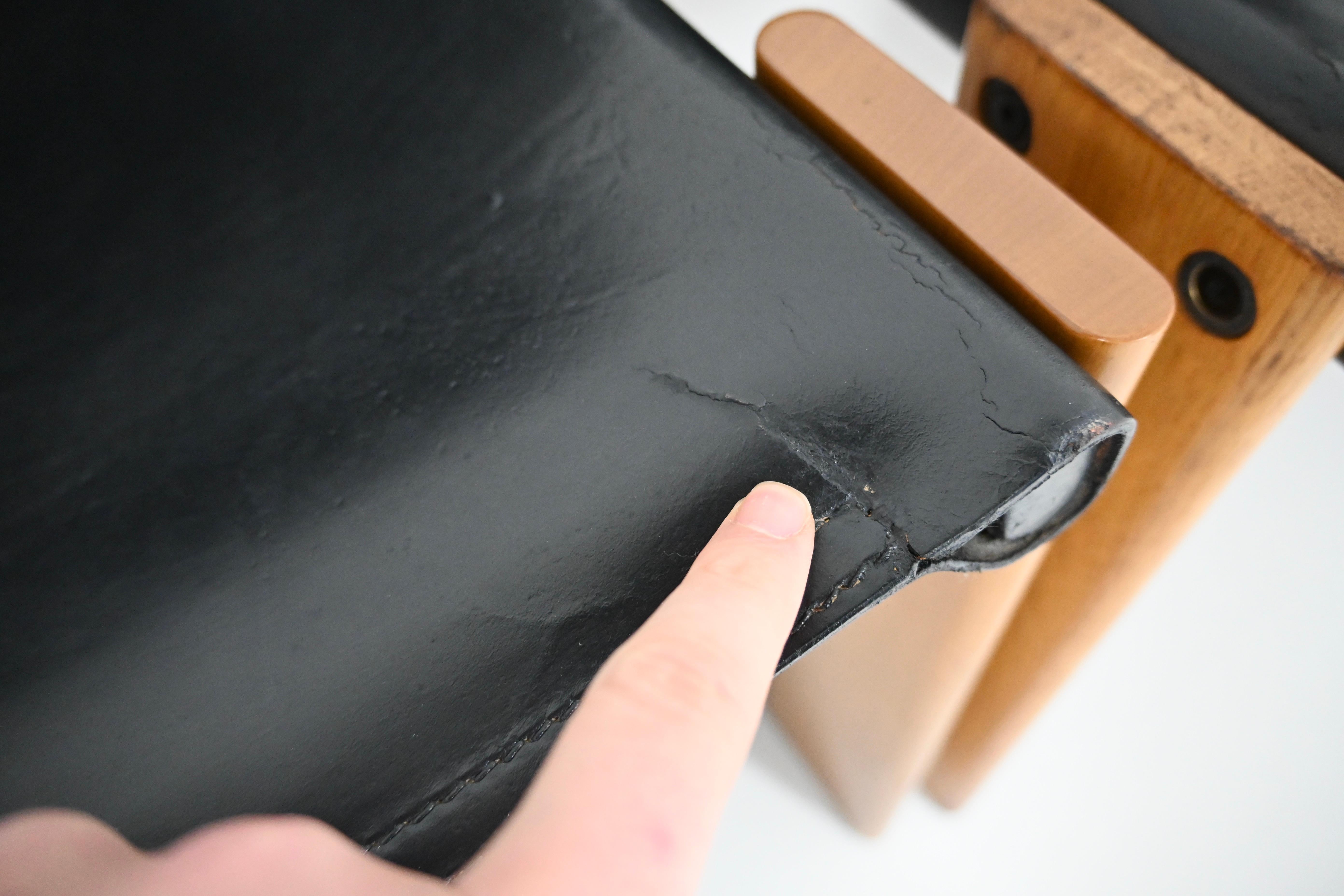 Monk Dining Chairs by Afra & Tobia Scarpa for Molteni, 1970s, Set of 6 in vendita 7