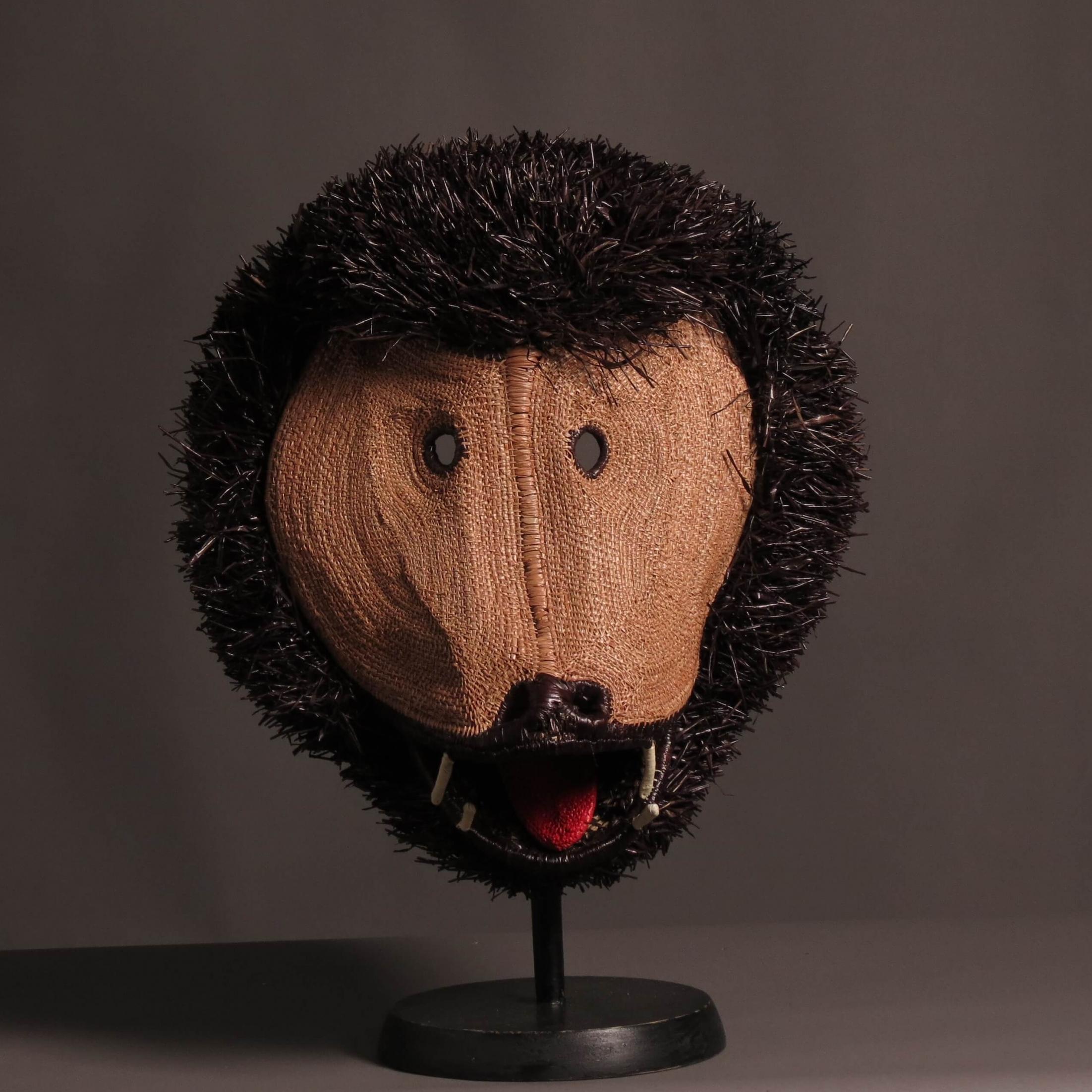 Panamanian Monkey animal head from indigenous tribe For Sale