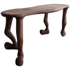 "Monkey Bench" in Hand Carved Walnut by The Haas Brothers, 2016