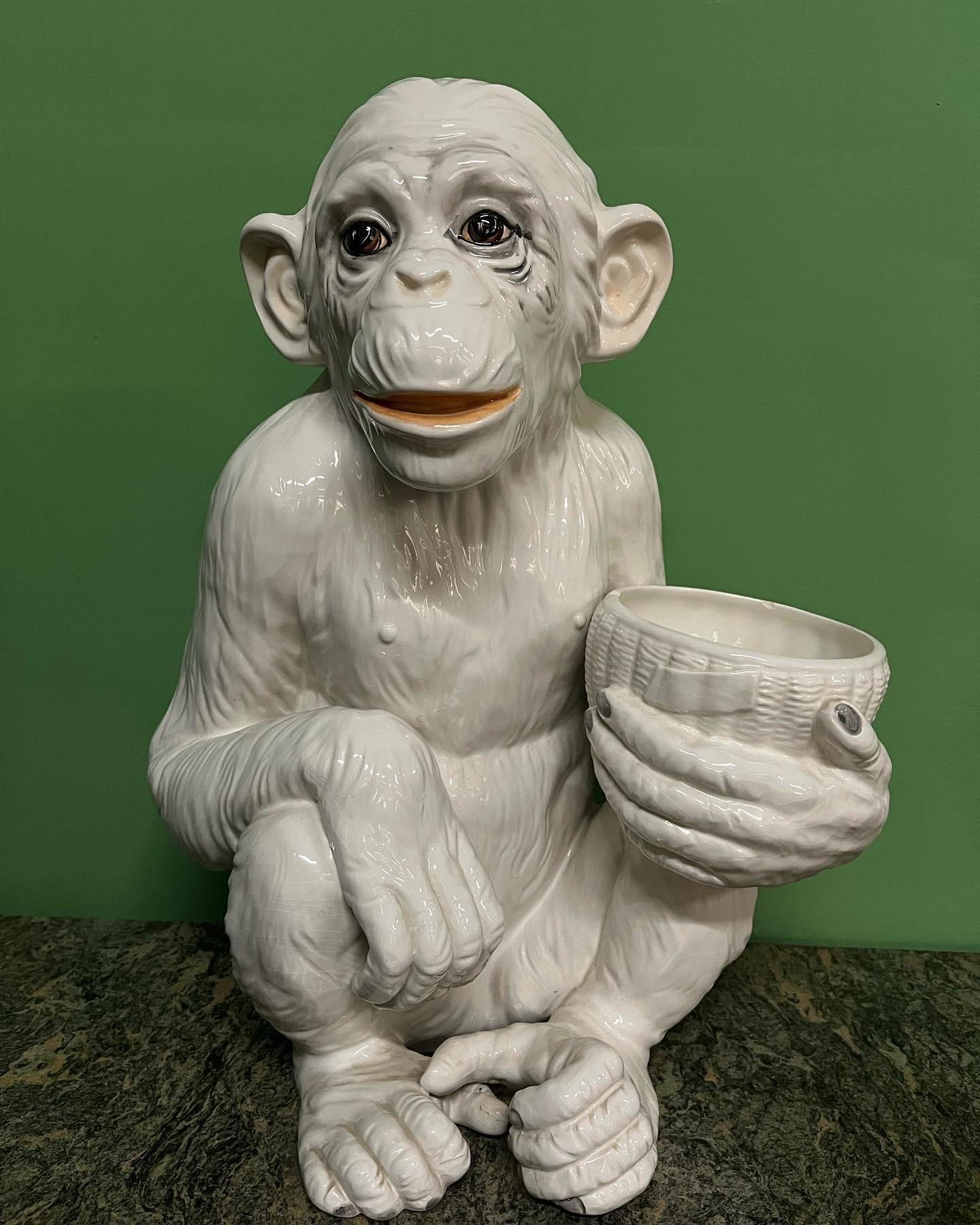 ceramic monkey