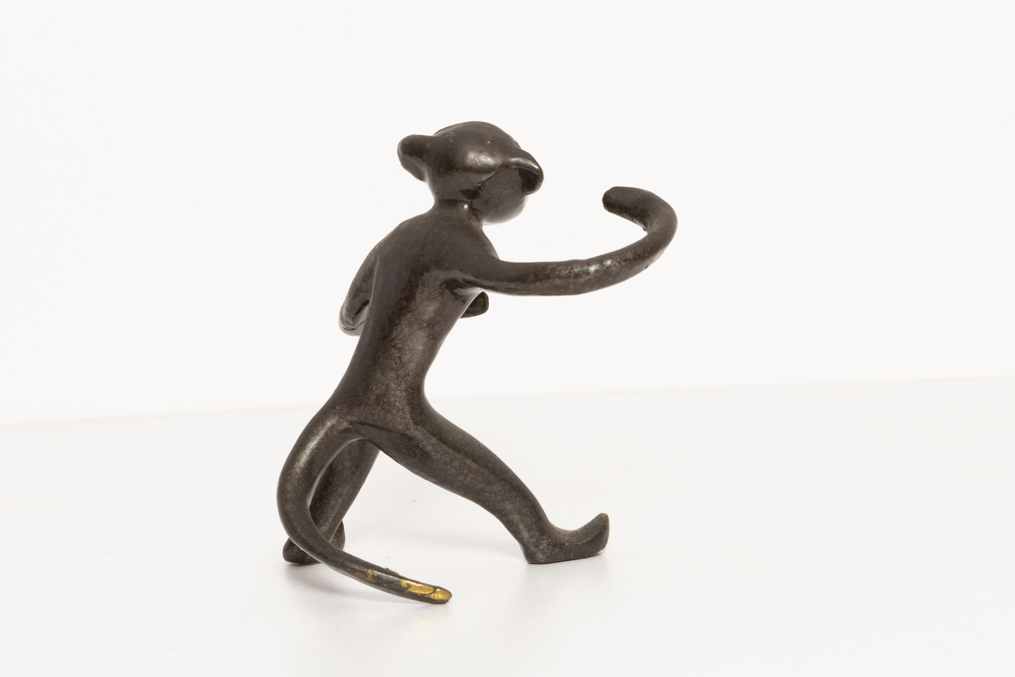 Mid-Century Modern Monkey Figurine by Walter Bosse, Europe, 1950s