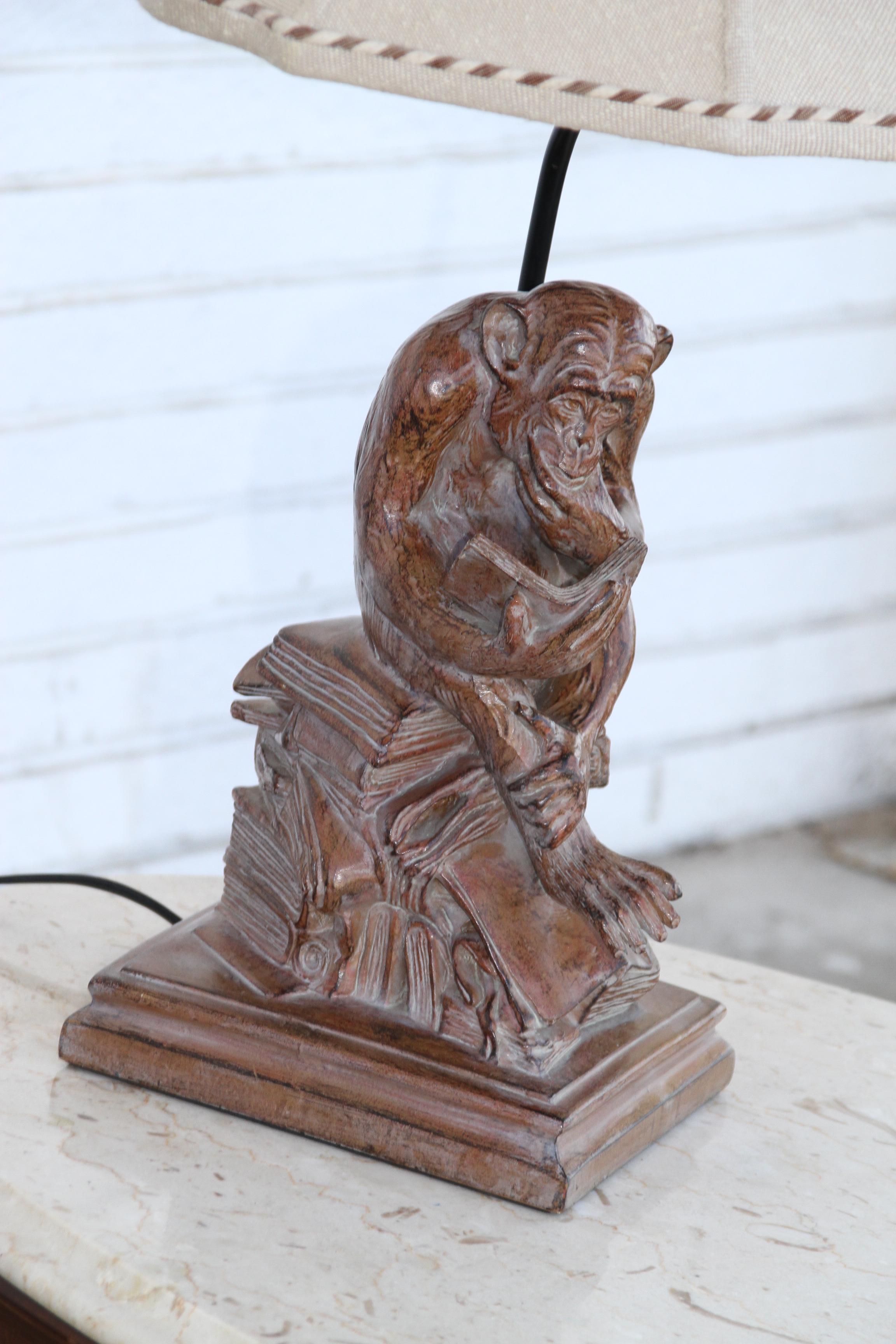 North American Monkey Lamp