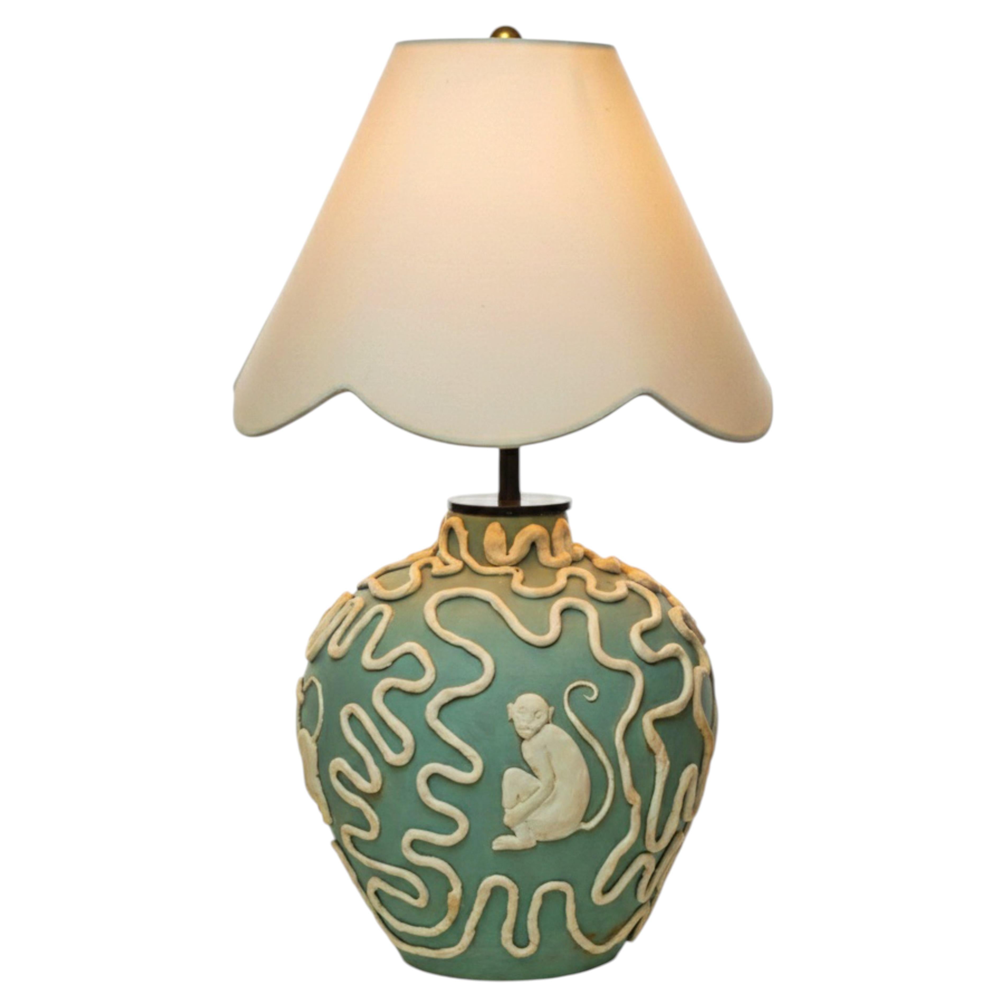 Monkey Motif Lamp by Deetee Home For Sale
