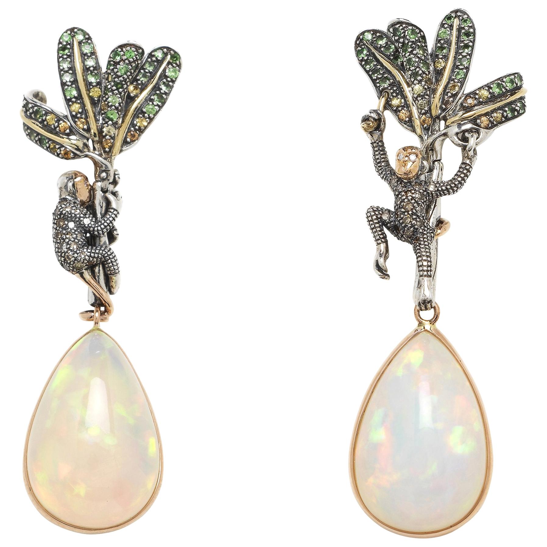 Animal Earrings Baroque Pearls For Sale at 1stDibs