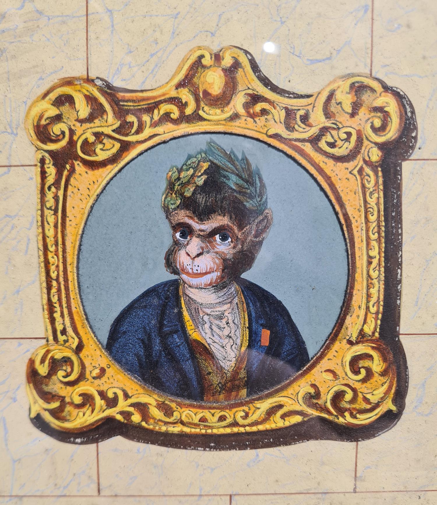 Monkey Orchestra Musical Automata Picture, Lecoultre & Riviere, France, c. 1865 For Sale 2