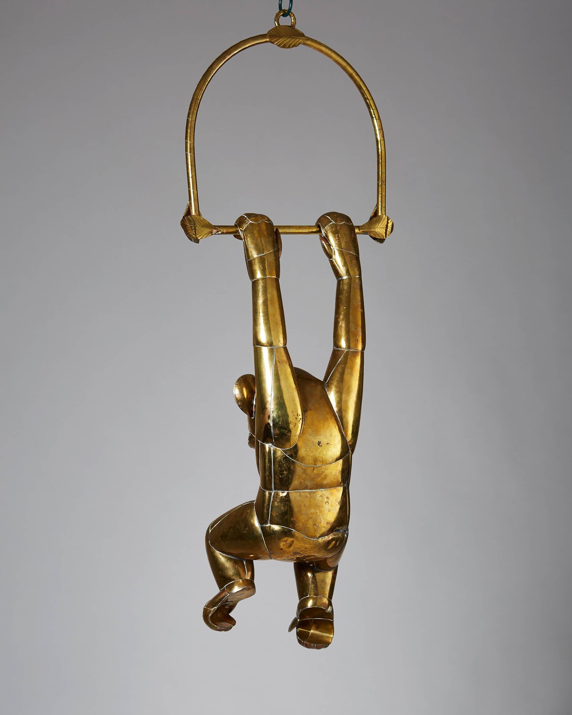 Mexican Monkey Sculpture Designed by Sergio Bustamante, Mexico, 1970s