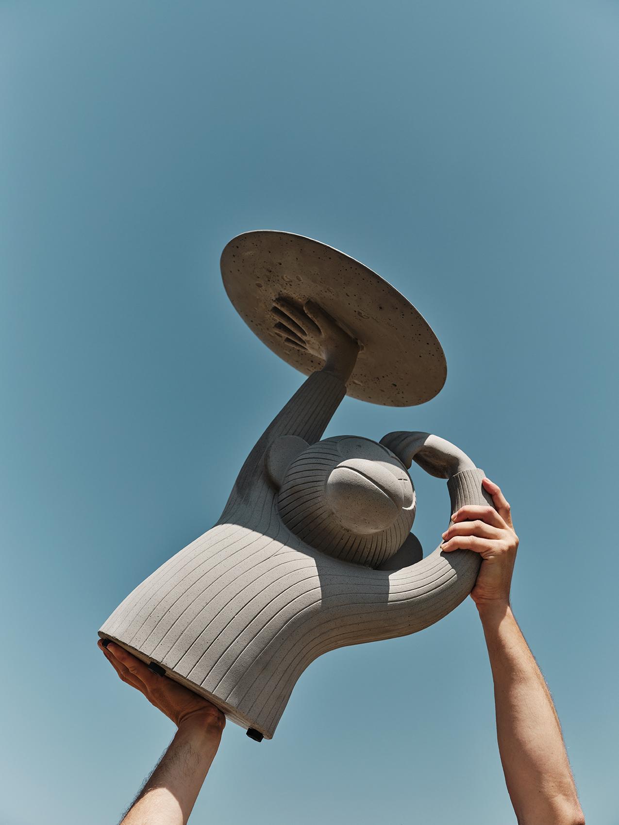 Table d'appoint Monkey, Jaime Hayon, gris, 2015 en vente 7