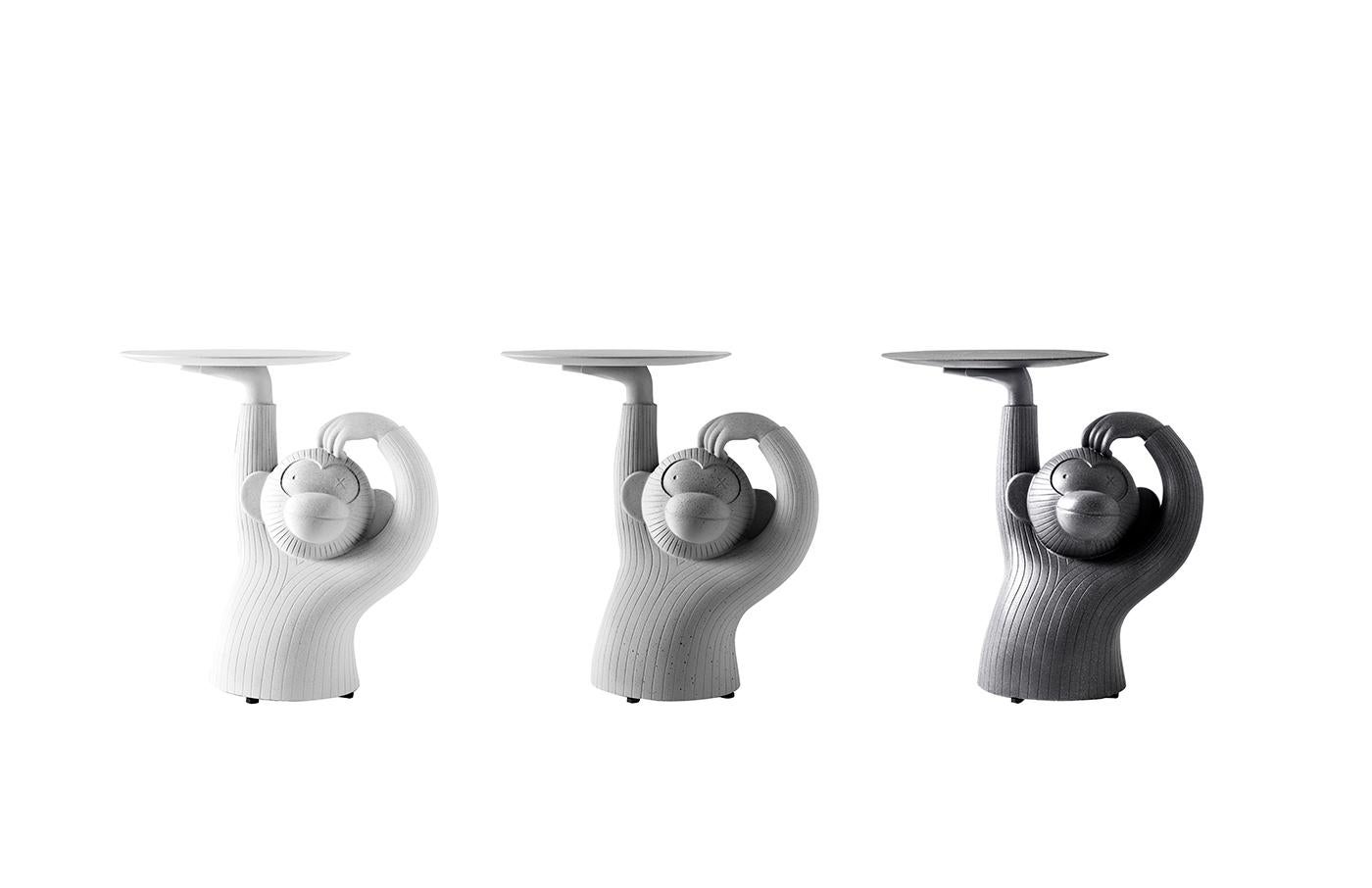 The Monkey Side Table is an example of why Jaime Hayon is one of the most prominent Spanish designers in the world. He makes furniture fun. The Side Table is versatile, durable and playful. It is both a sculpture and a practical object, balancing a