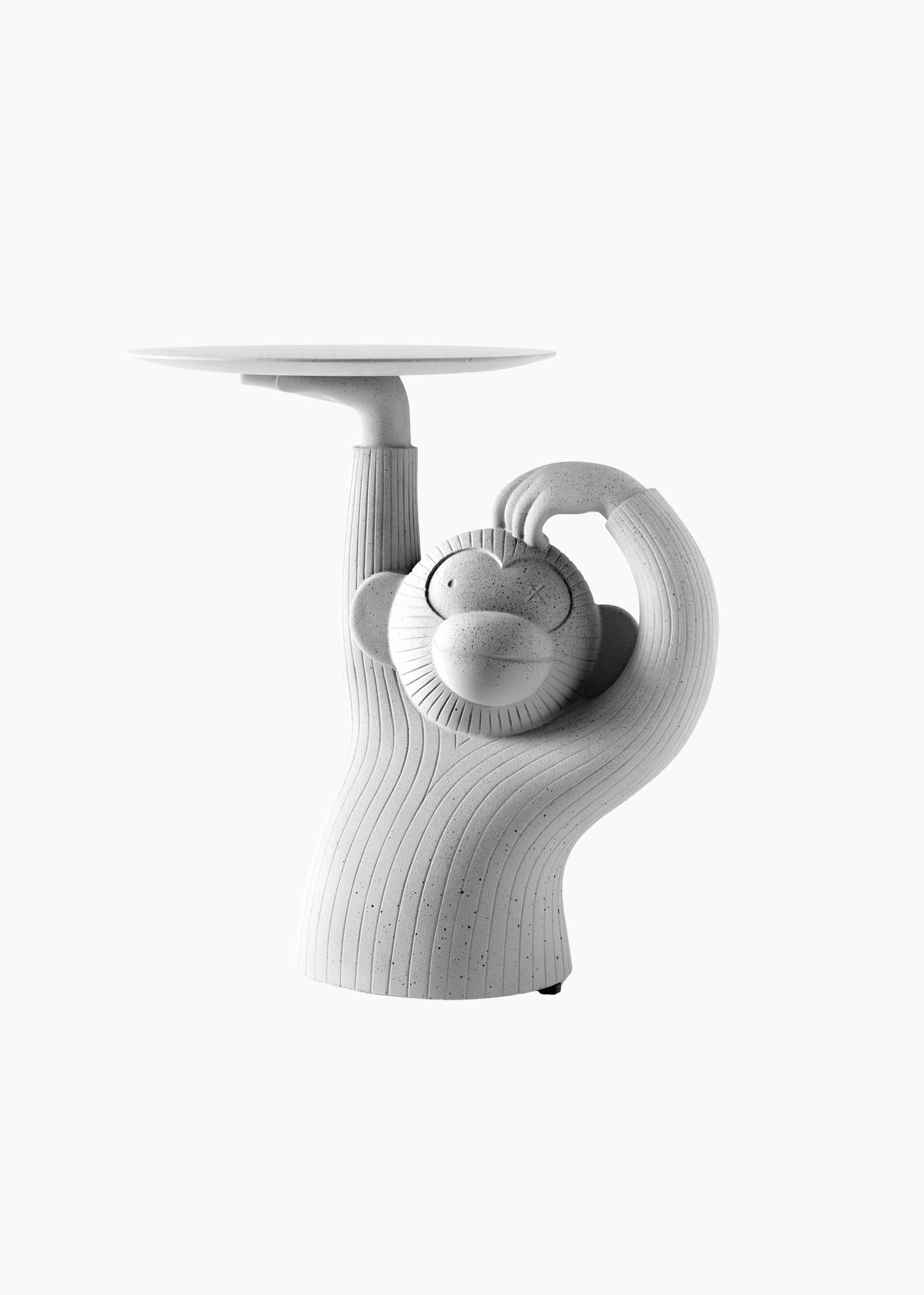 Spanish Monkey Side Table, Jaime Hayon, White, 2015 For Sale
