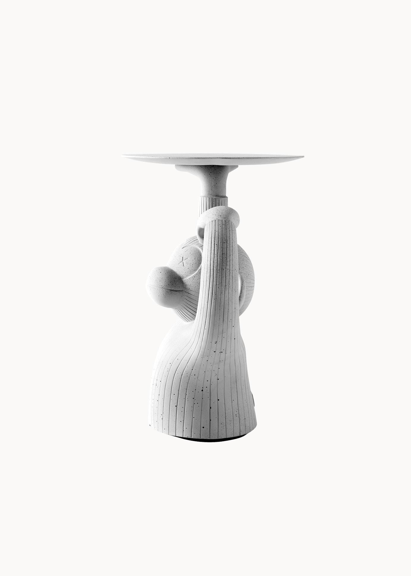 Contemporary Monkey Side Table, Jaime Hayon, White, 2015 For Sale