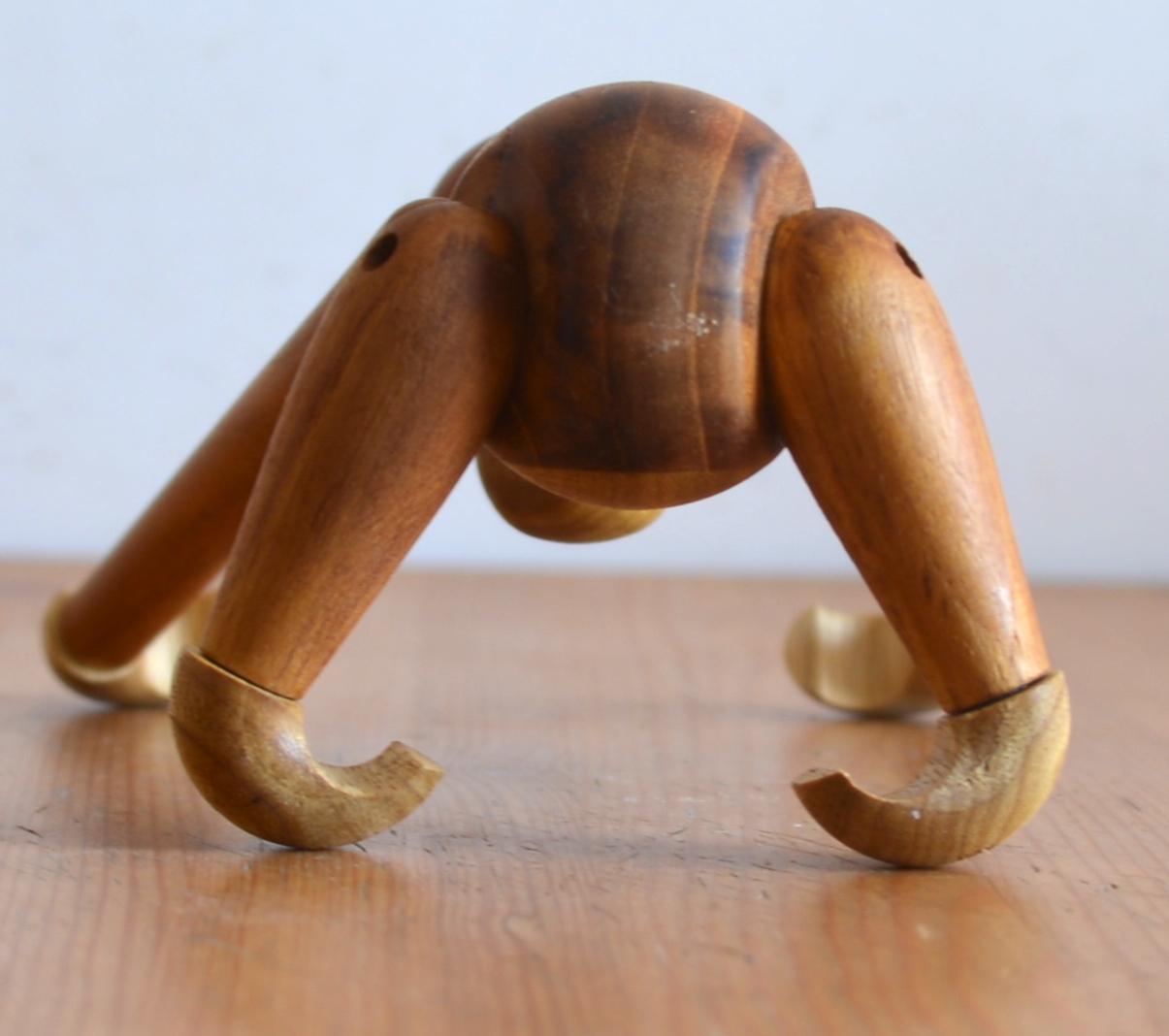 Other  Monkey Teak Sculpture by Kay Bojesen