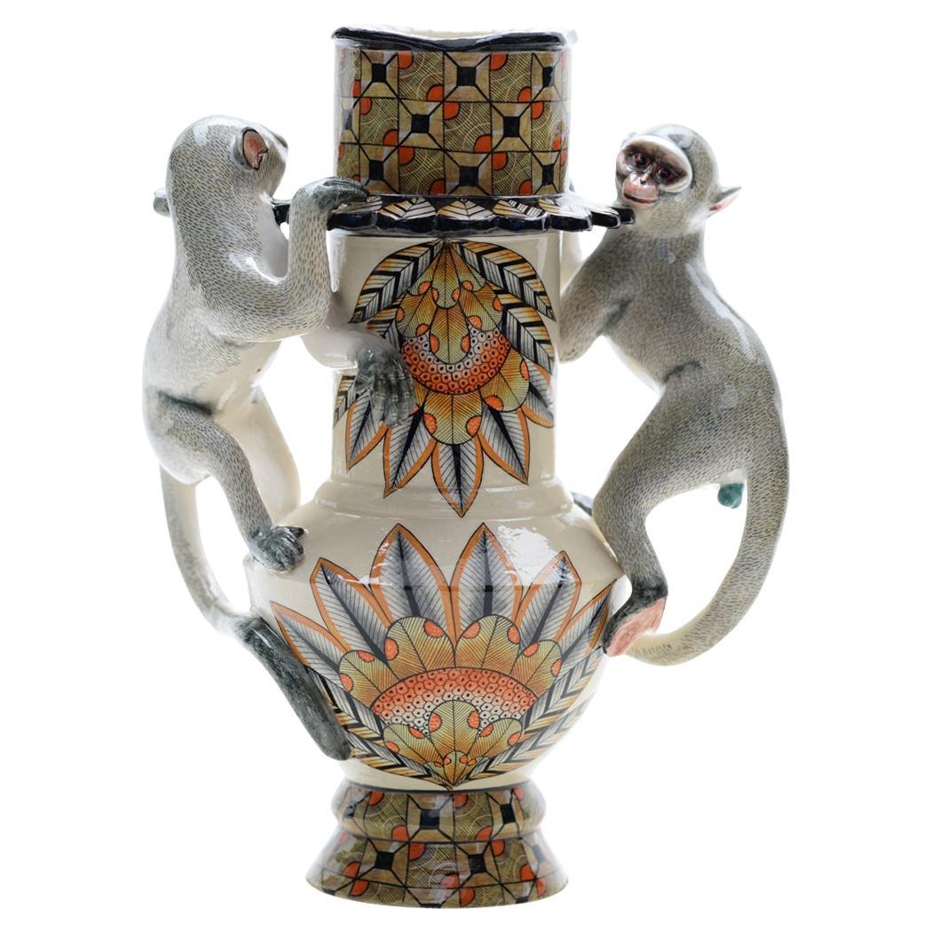 Monkey Vase
