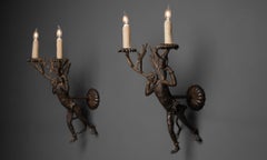 Monkey Wall Sconces, America, 1950