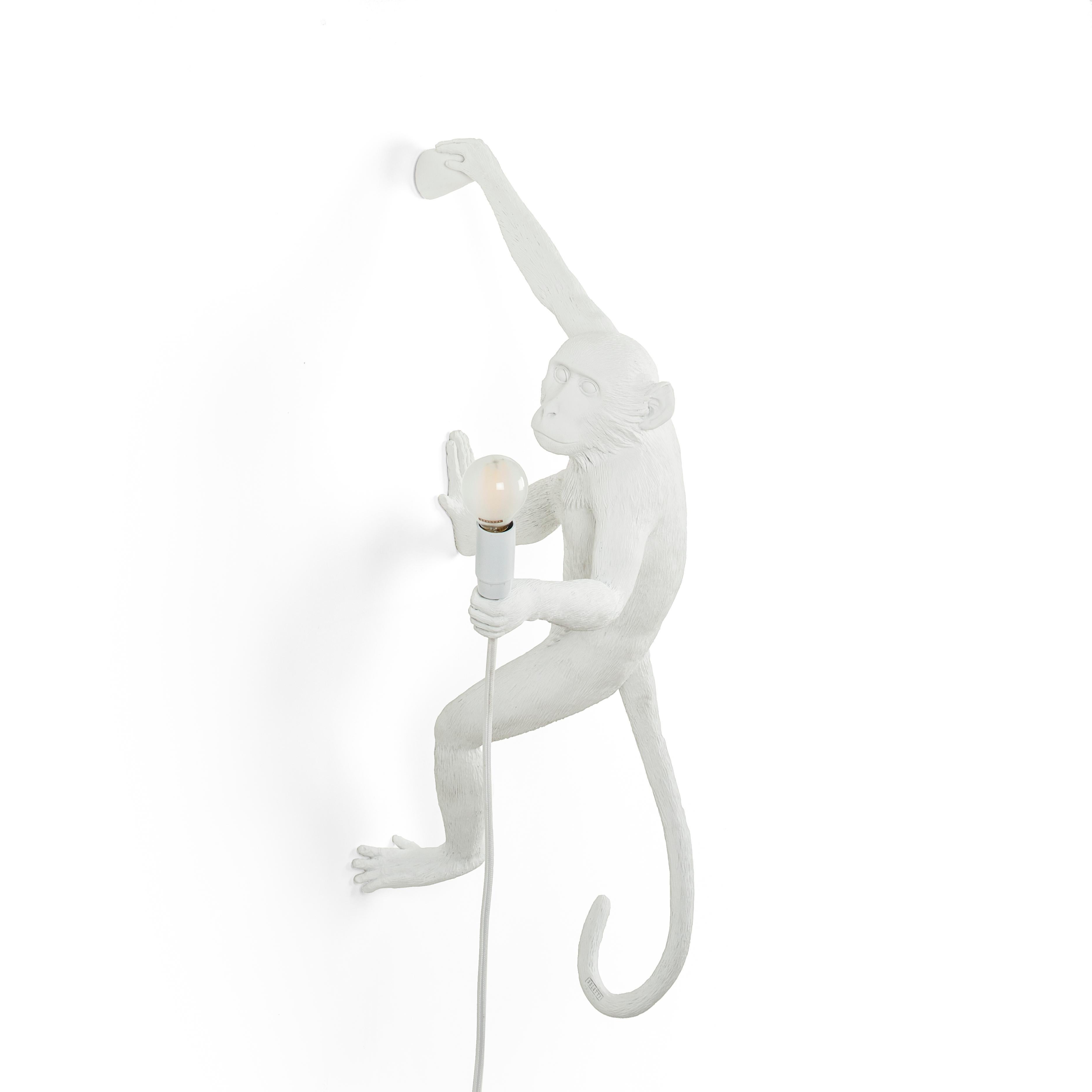 2 outdoor white hanging right monkeys - 14925US
2 outdoor white sitting monkeys - 14928US
2 outdoor white standing monkeys - 14926US