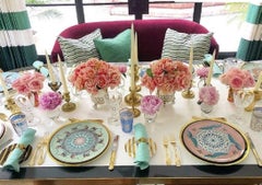 Monkeys Porcelain Dinner Plate by Vito Nesta for Les-Ottomans