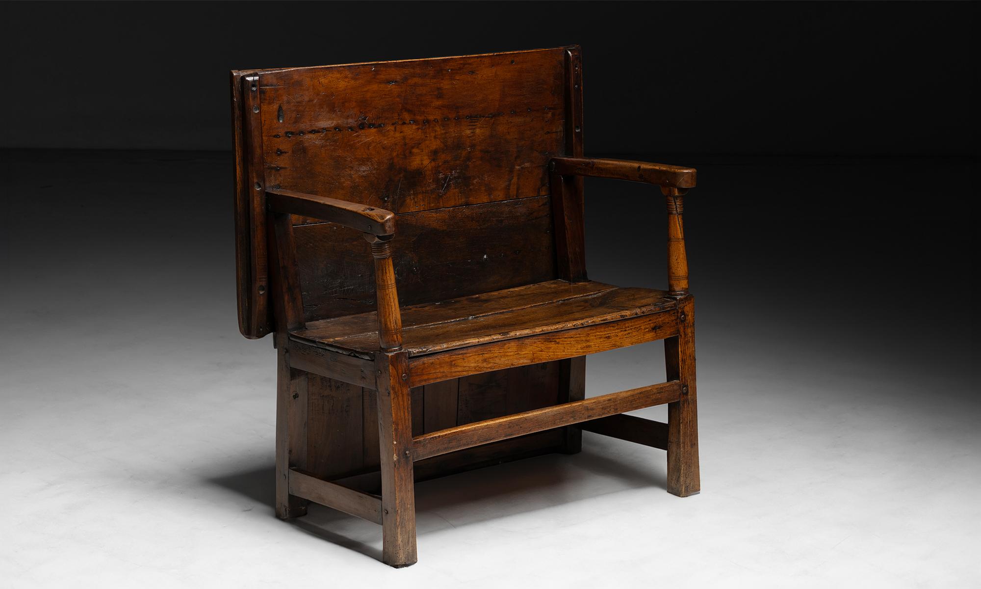 Welsh Monk’s Bench/Table, Wales circa 1790