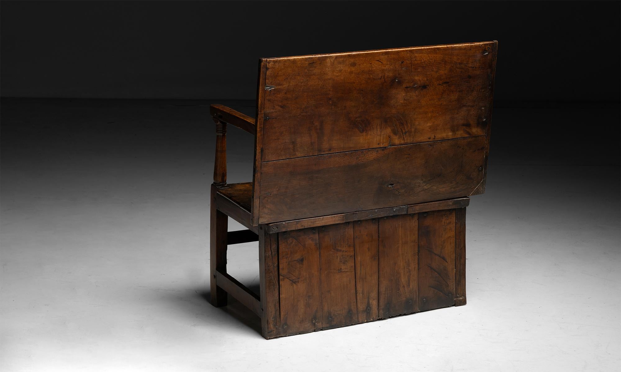 18th Century and Earlier Monk’s Bench/Table, Wales circa 1790