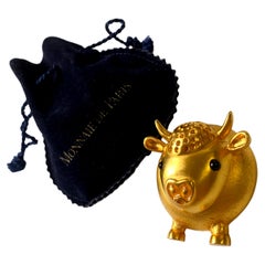Golden Taurus Bull from Monnaie de Paris - Paris Mint Museum - Limited Edition
