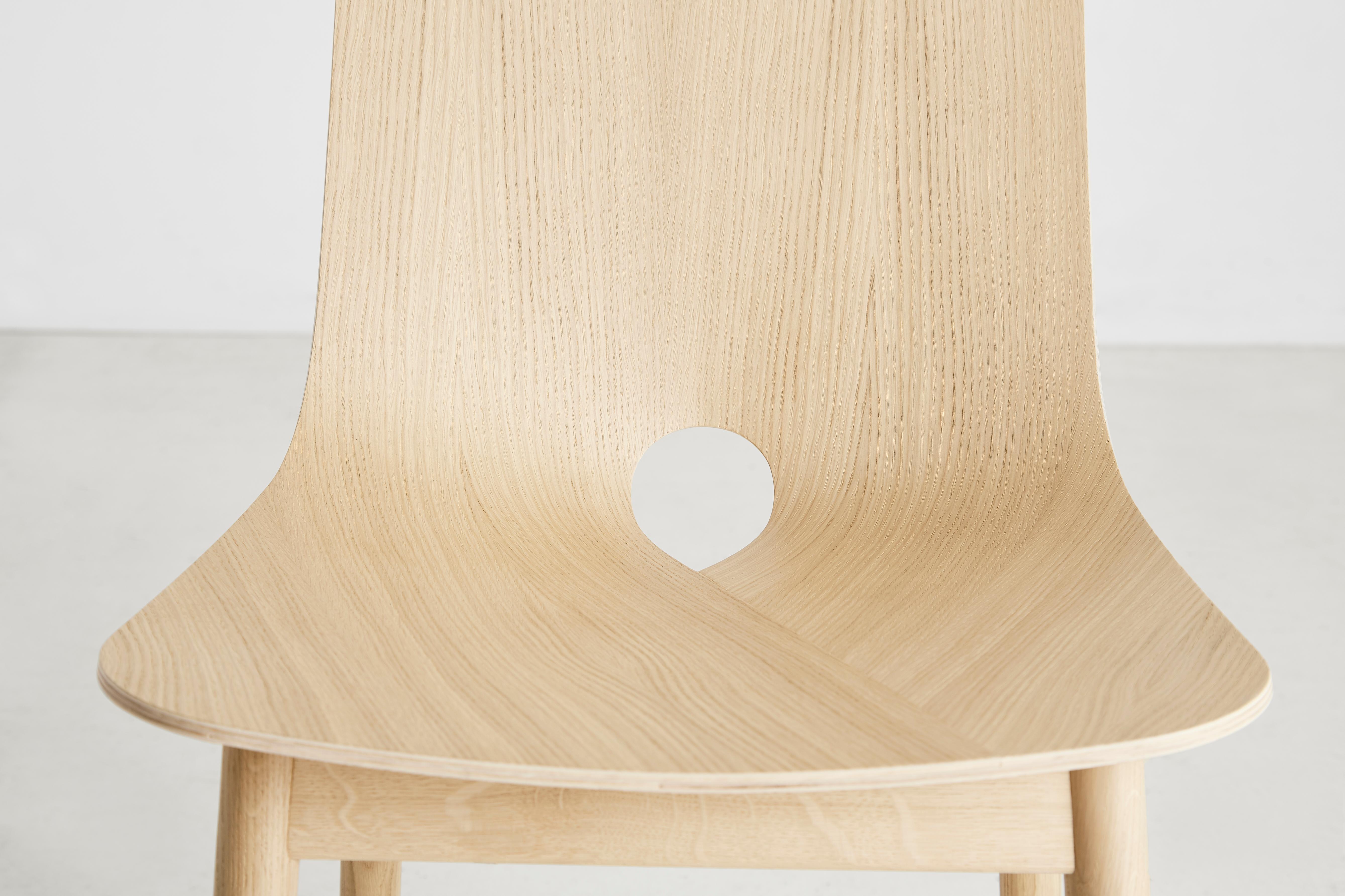 Mono Black Oak Dining Chair by Kasper Nyman For Sale 1