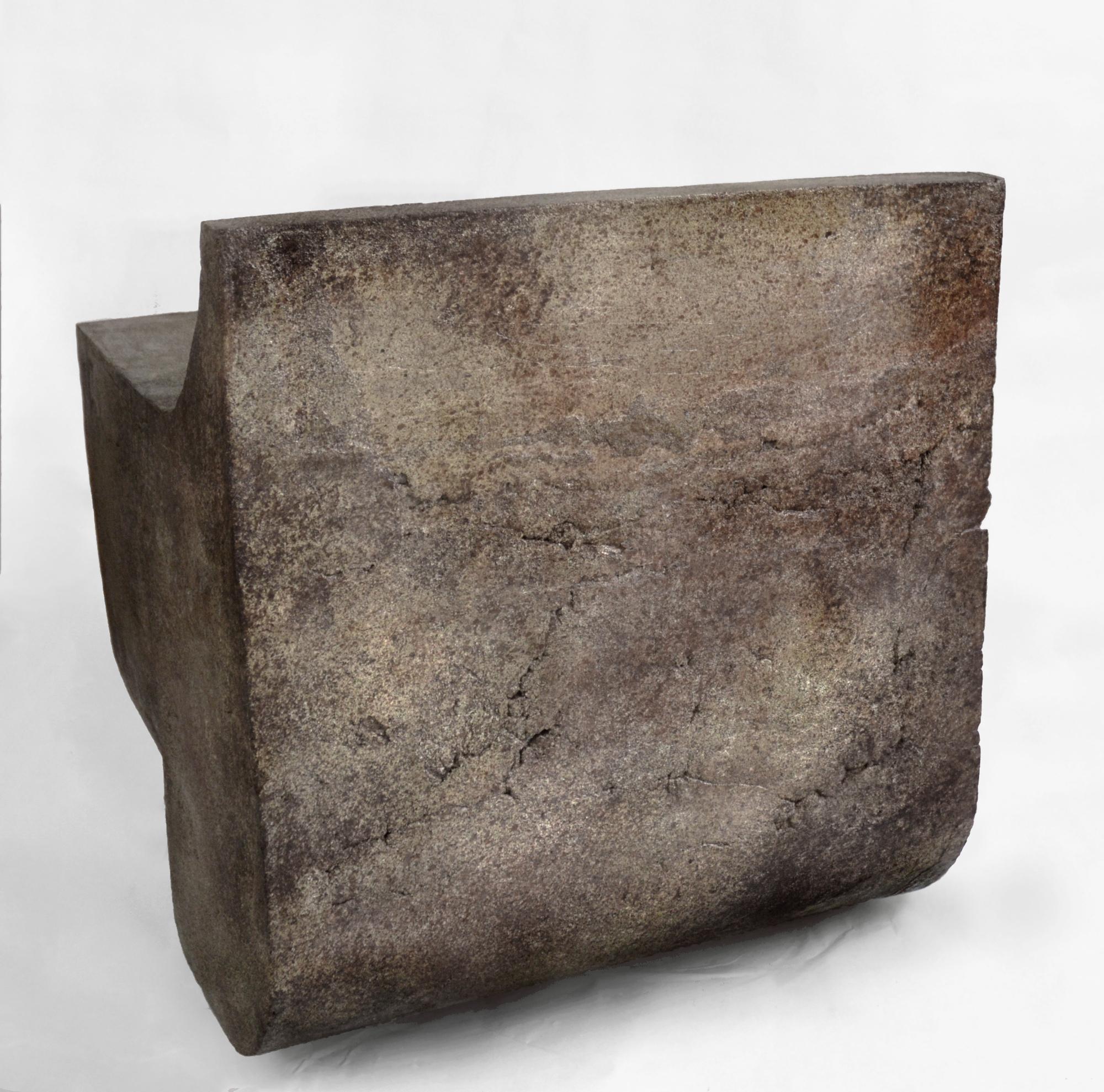 Mono block chair, Isac Elam Kaid
Each Chair is unique and hand-sculpted by Isac Elam Kaid
Dimensions: 50 W x 61 D x 61 H cm
Materials: casting cement, epoxy resin, mixed-media

Isac Elam Kaid is an artist and designer based in Vancouver.
Isac