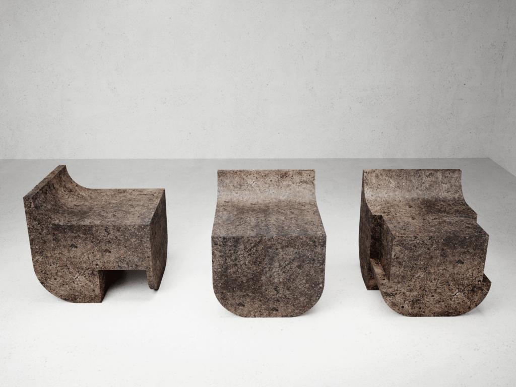 Contemporary Mono Block Chair, Isac Elam Kaid