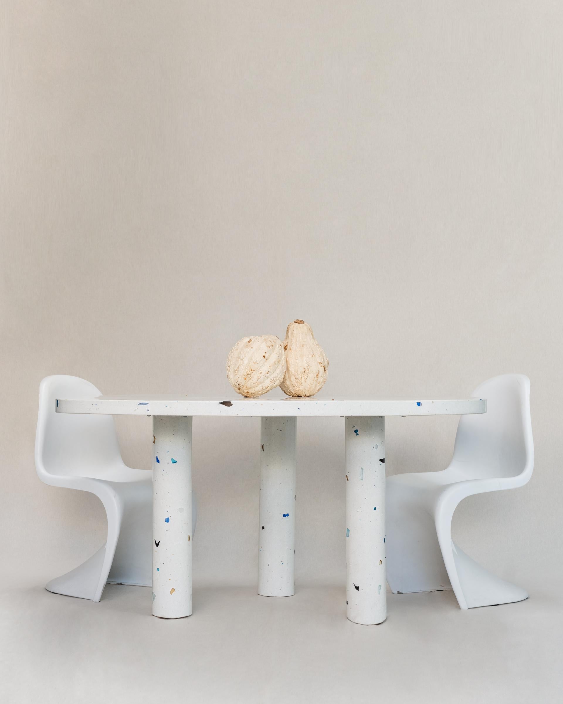 Terrazzo Table de salle à manger '6 places' Mono en vente