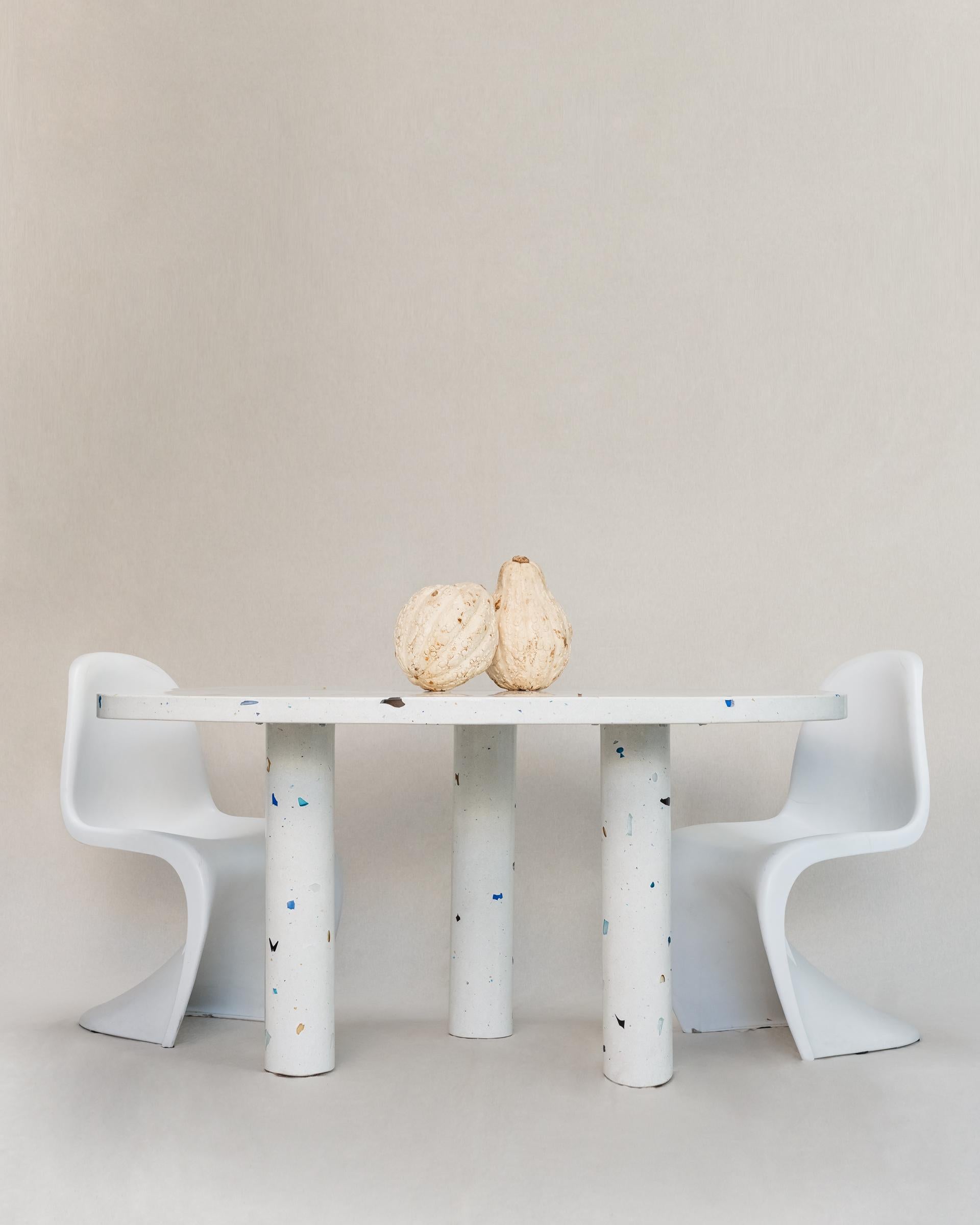 Terrazzo Mono Dining Table '6 Seats' For Sale