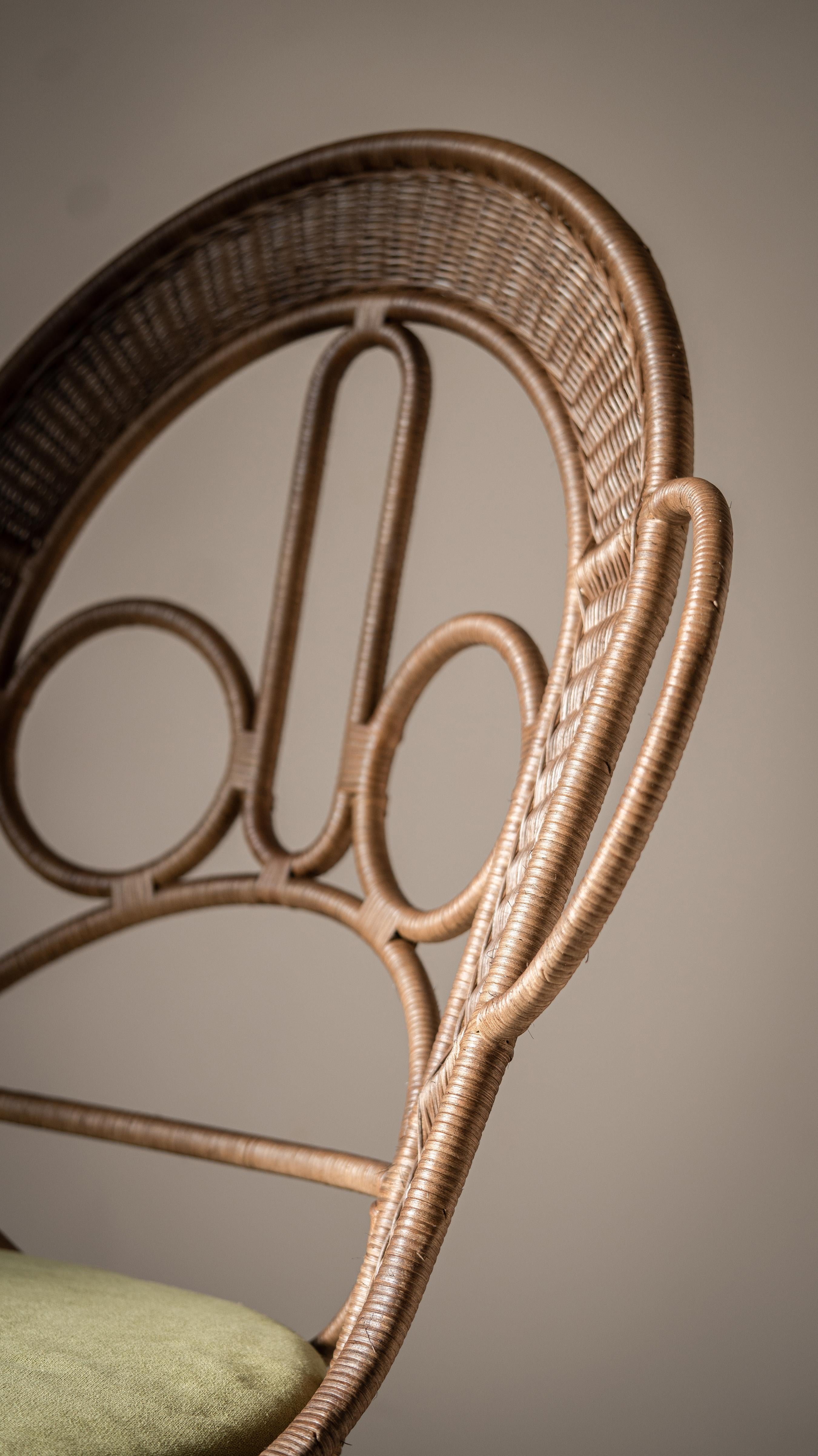 Silla Mono Lounge - Interior Tostado by Balsa - Actualmente en stock Tejido a mano en venta