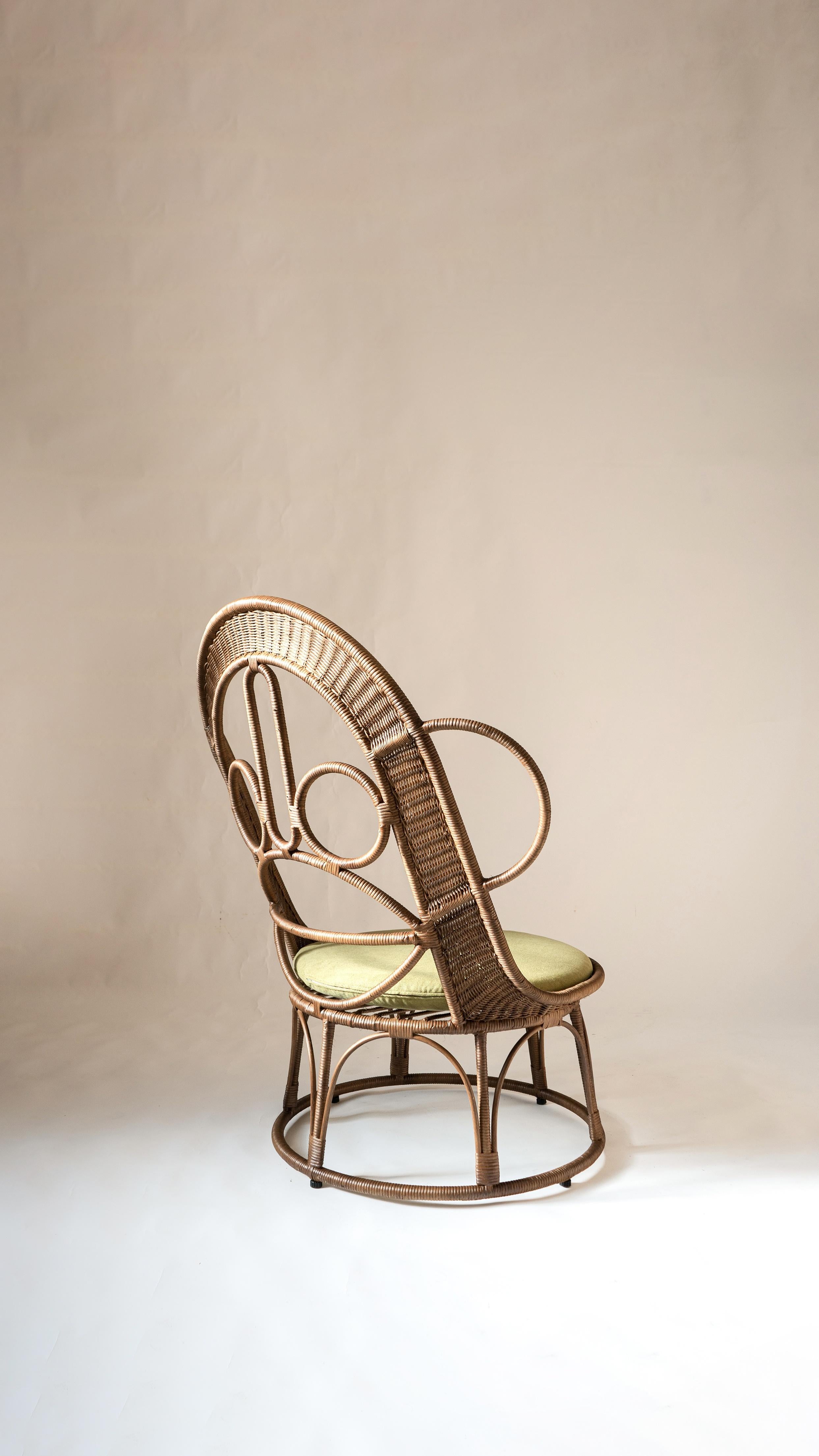 Silla Mono Lounge - Interior Tostado by Balsa - Actualmente en stock Fibra natural en venta