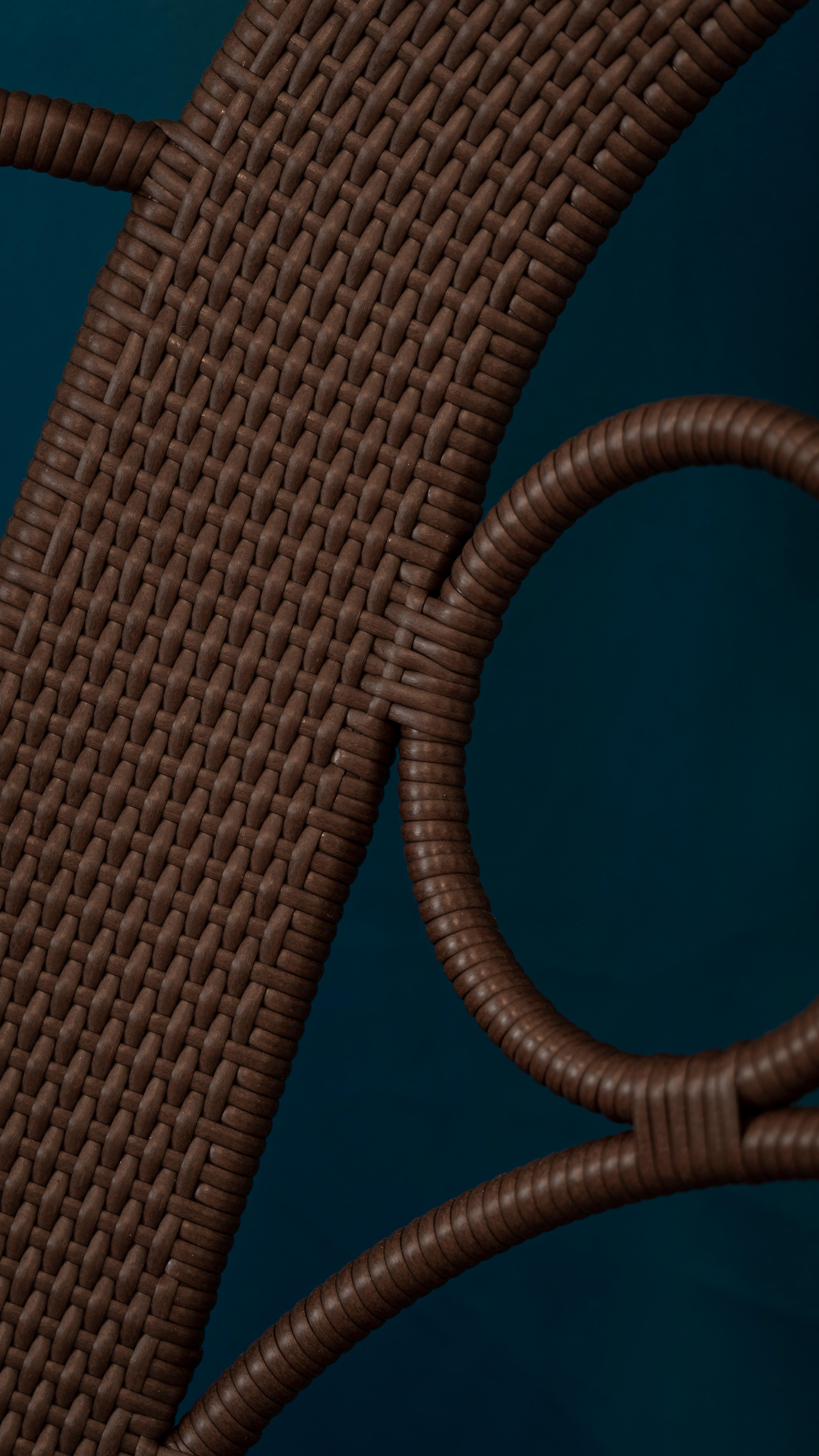 Silla Mono Lounge - Exterior Tostado - Balsa Tejido a mano en venta