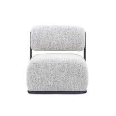 Customizable Modern Occasional Slipper Chair with Firm Comfort - Mono Line