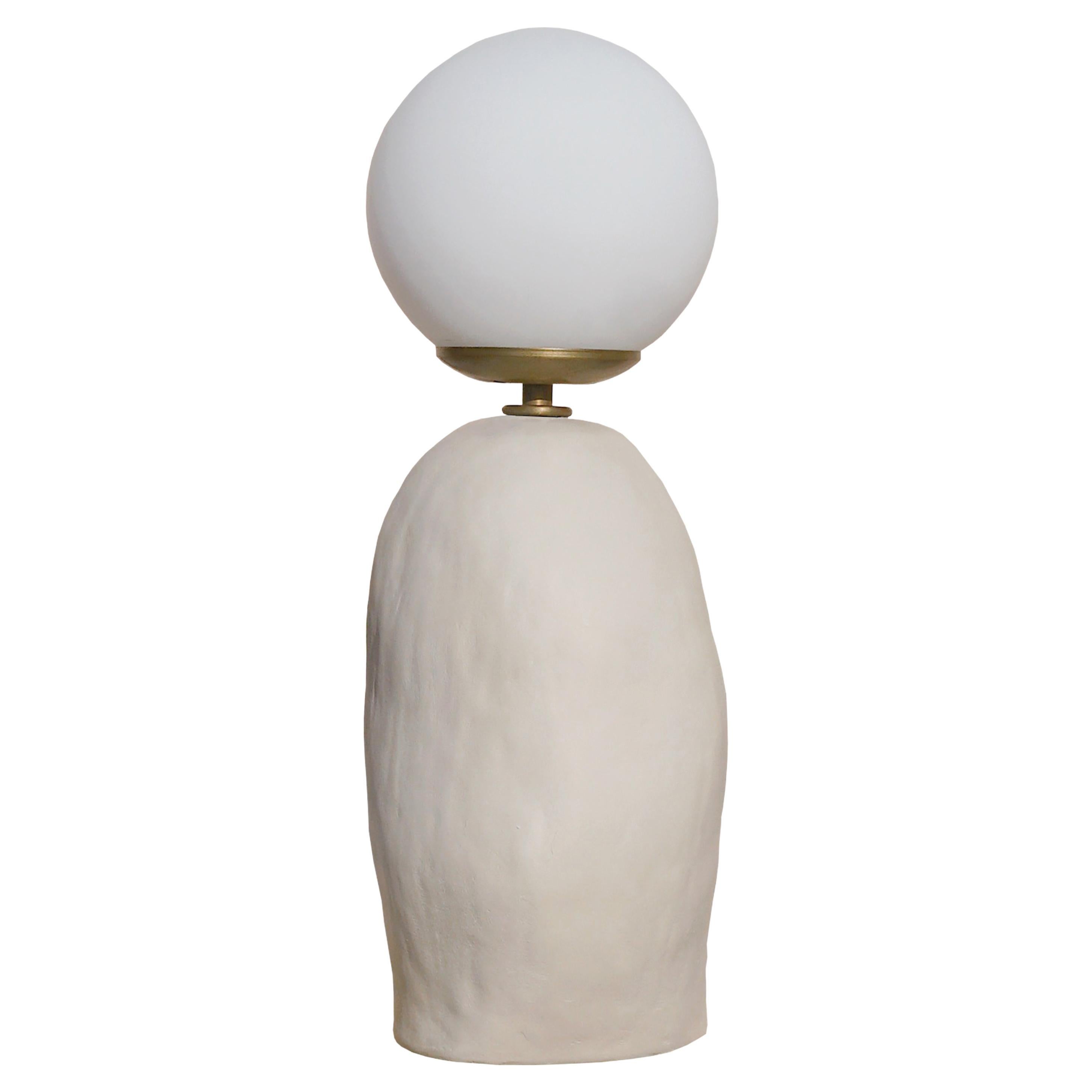 Mono White Table Lamp by Tuğçe Geyik