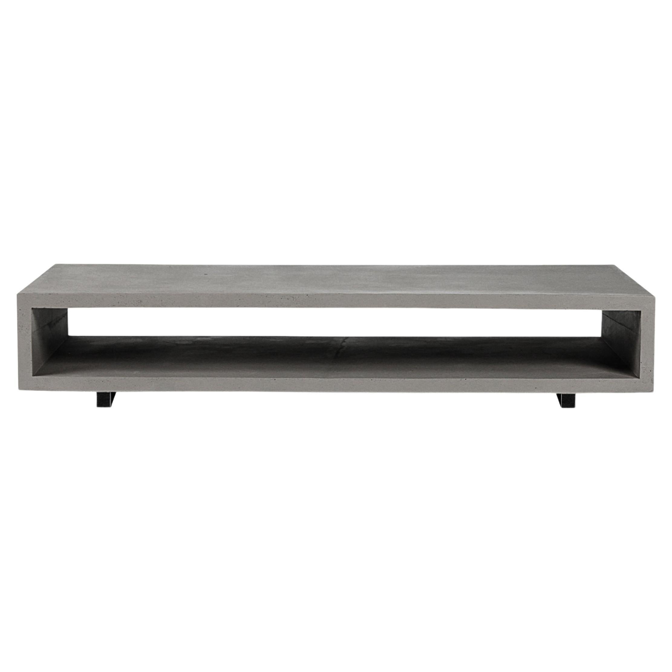 Monobloc Rectangular Coffee Table For Sale