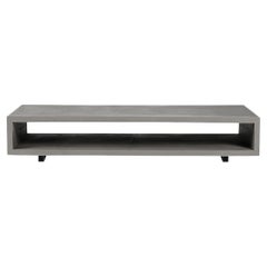 Table basse rectangulaire monobloc