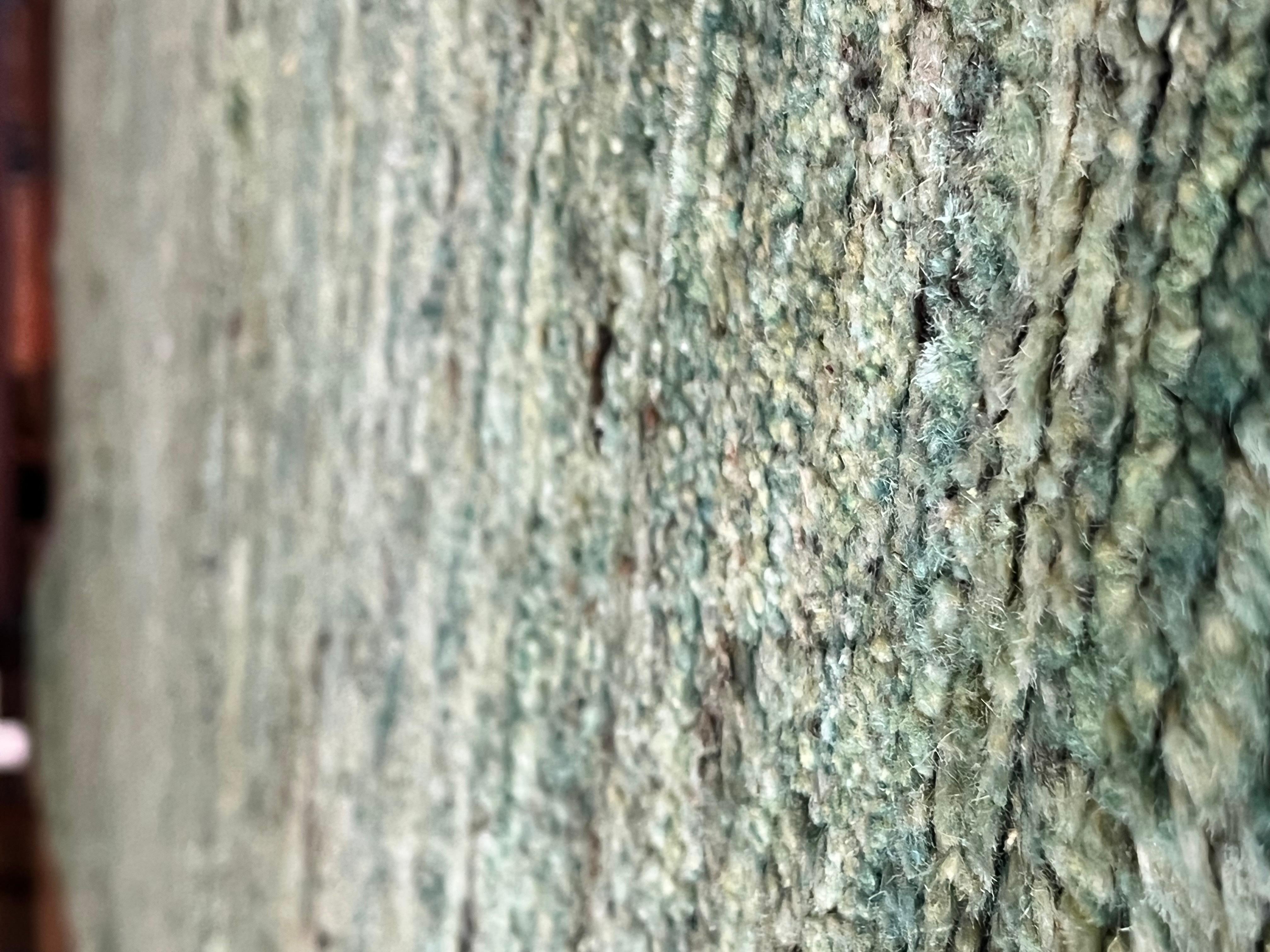 Laine Moquette monochrome Nuances de vert Greene & Greene après la pluie en vente