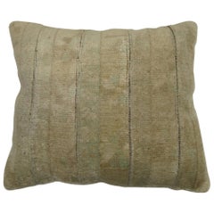 Monochromatic Turkish Rug Pillow Vintage Monochromatic Turkish Rug Pillow