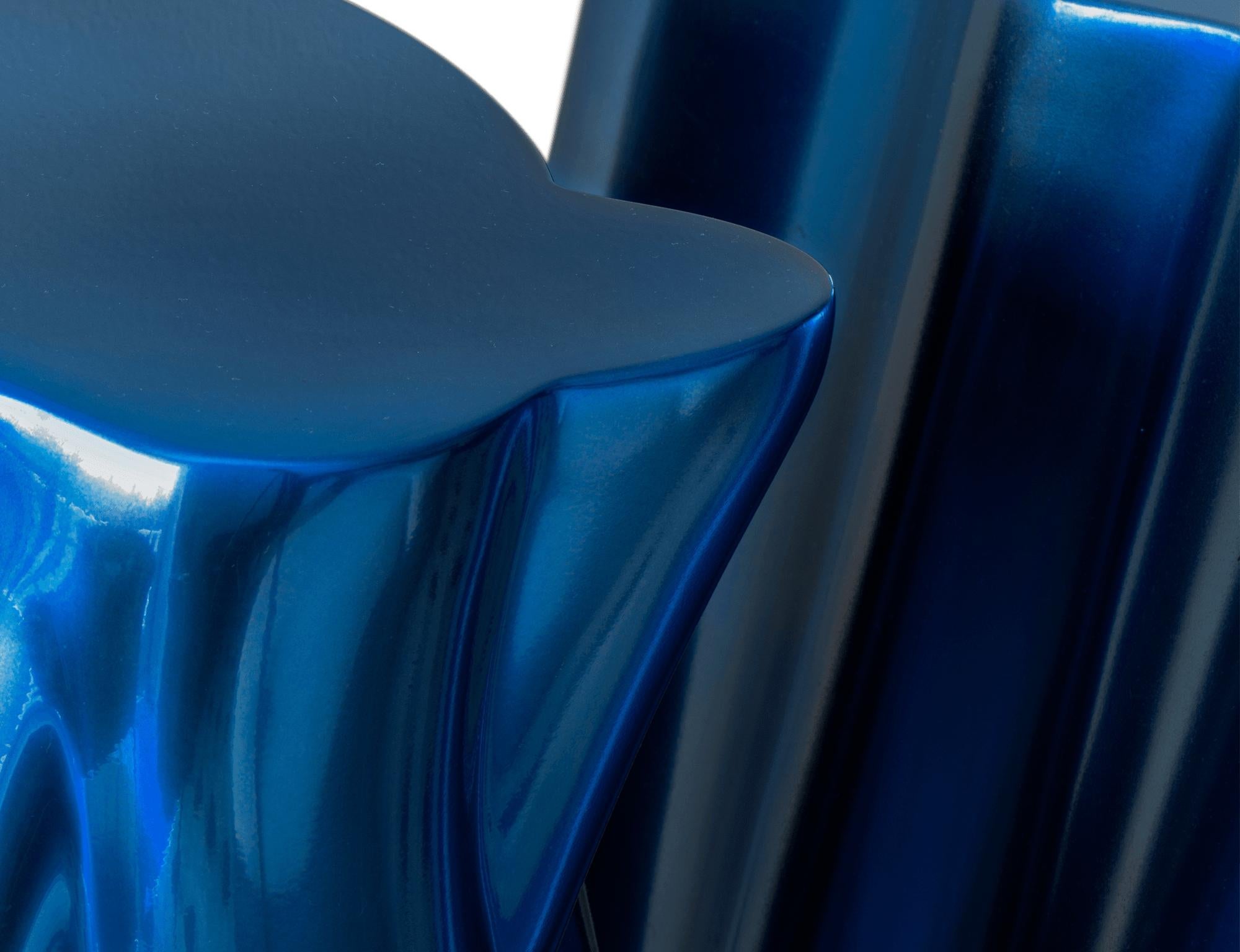 Monochrome Blaue Anrichte - Handgefertigtes Fiberglas & Polystyrol - Boca do Lobo (21. Jahrhundert und zeitgenössisch) im Angebot