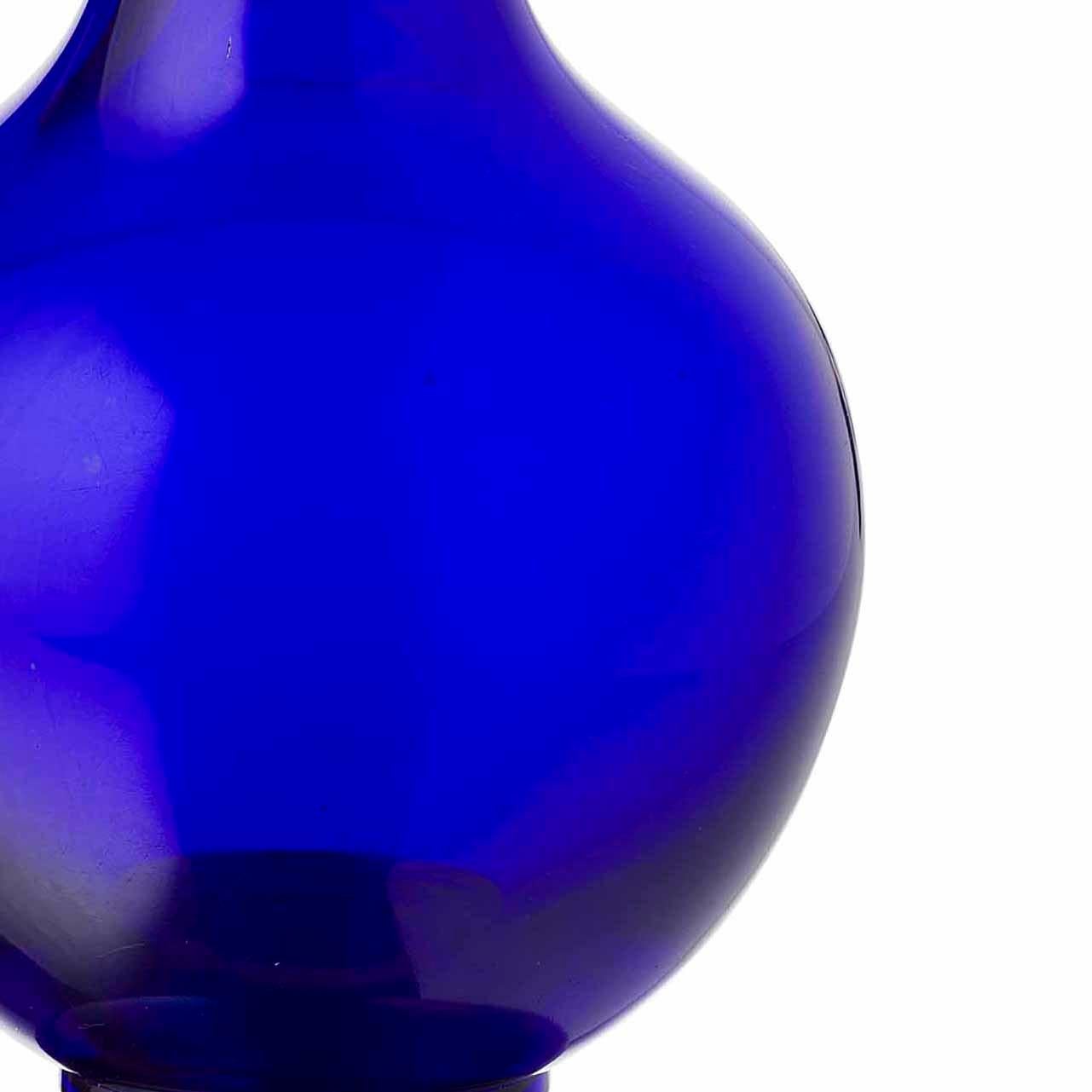 blue glass china